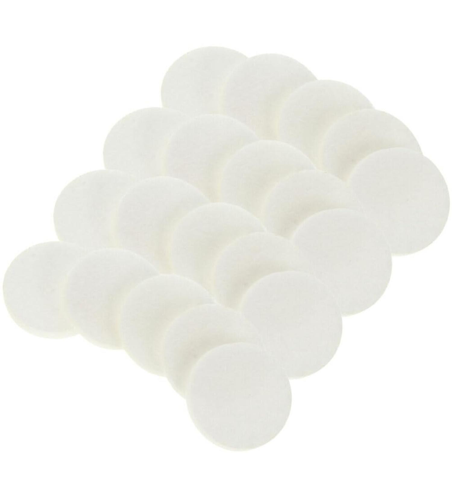 Imikeya 100 Replacement Aromatherapy Pads - 22mm Mini Circuits for Essential Oils Diffuser Necklace & Car Diffuser - Buy Online on GoSupps.com