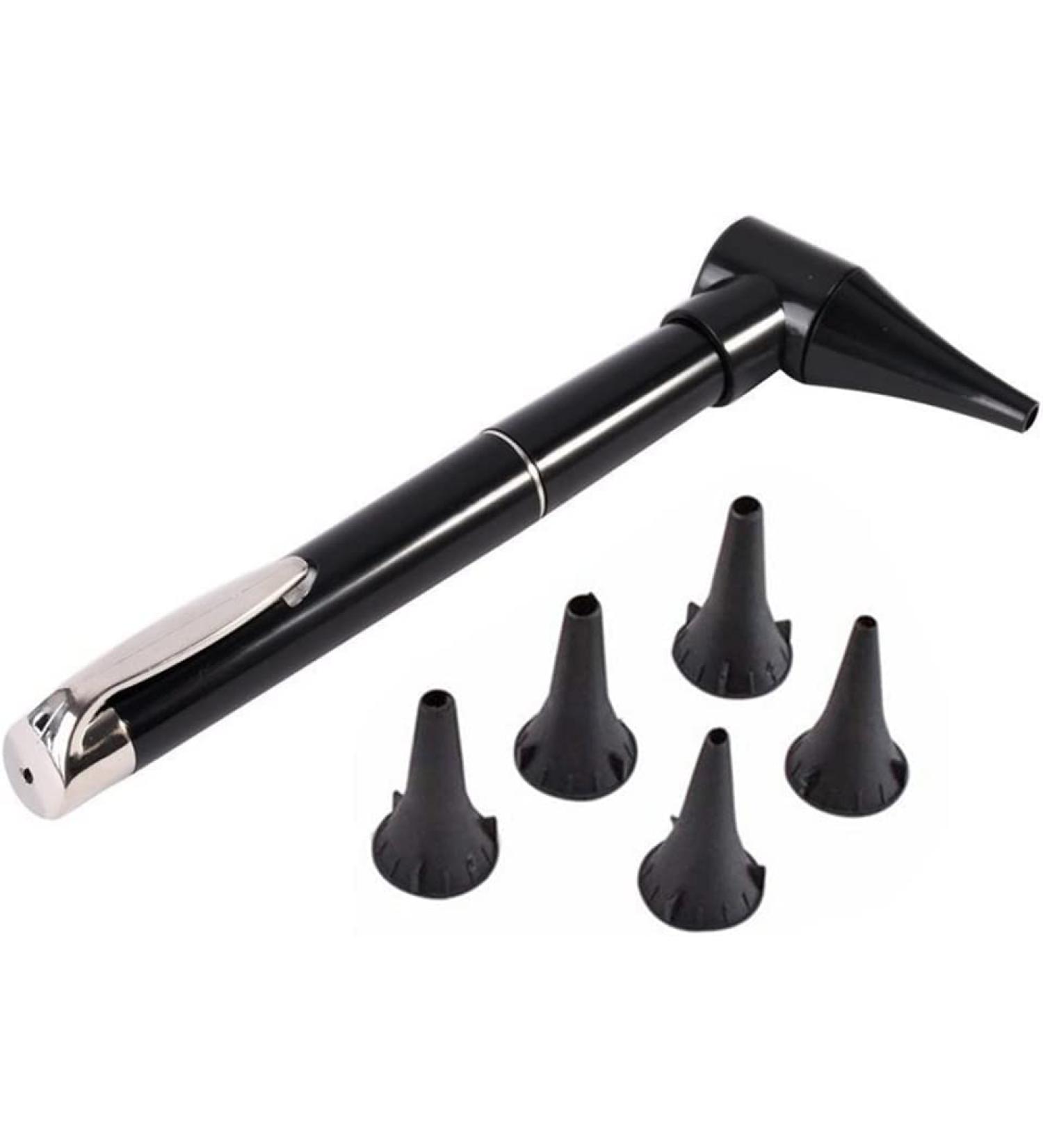 Healifty Mini Otoscope Kit - Ear Scope with Magnifying Lens and Penlight Flashlight for Ear Care - Ideal for Nurses, Students, and Doctors - Buy Online on GoSupps.com