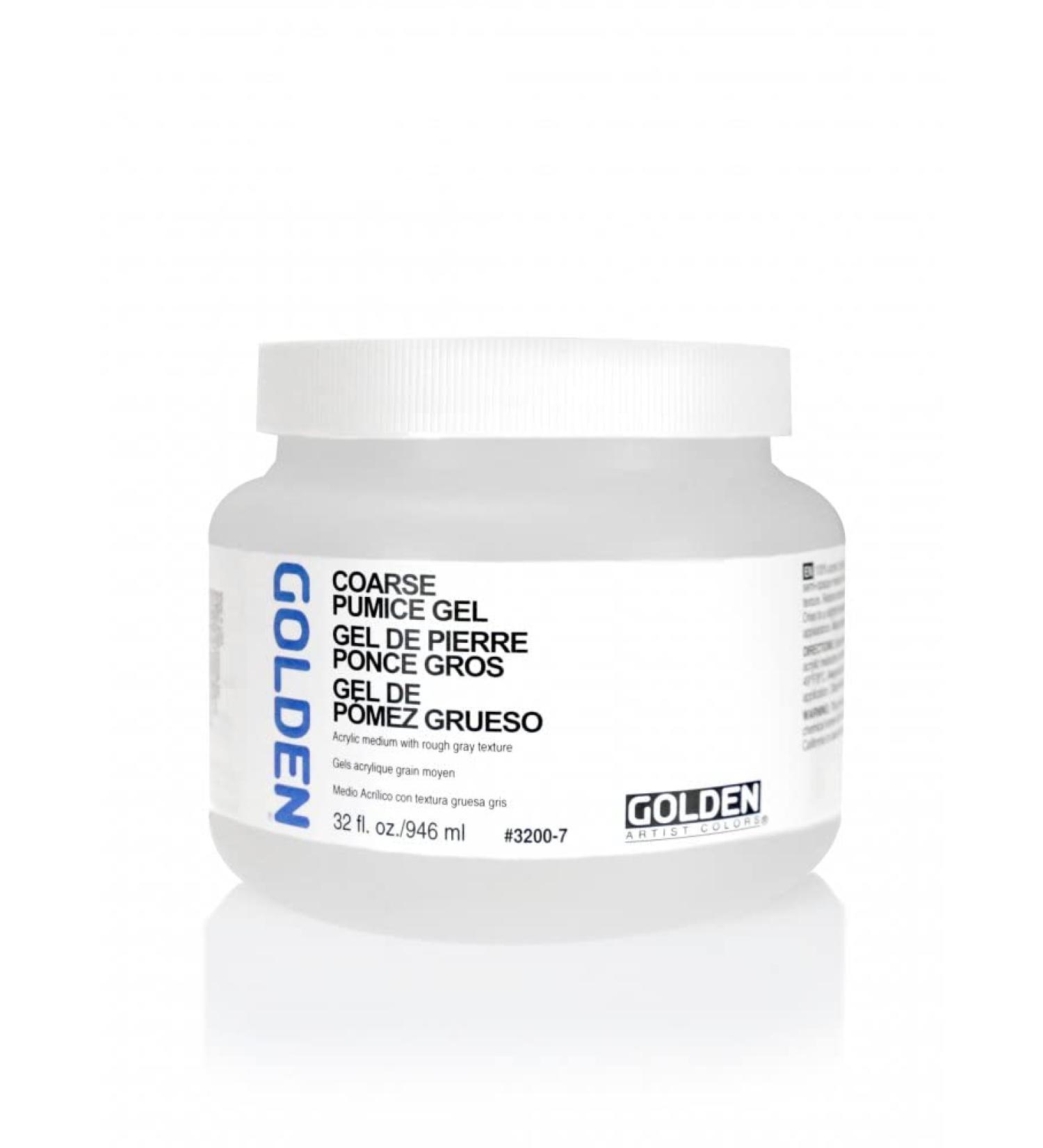 Golden Acrylic Medium  32 Oz  Coarse Pumice Gel
