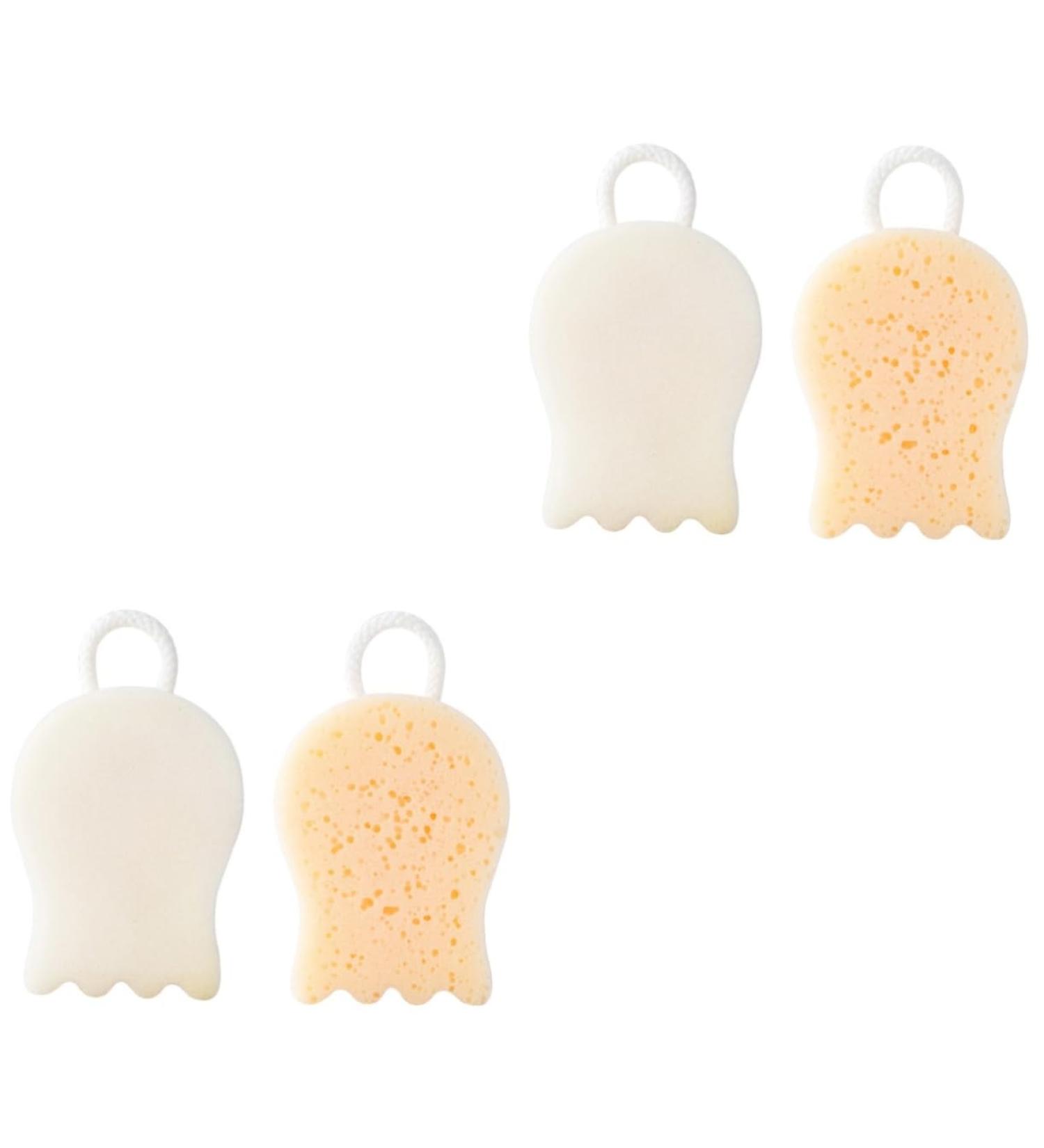 Buy Beavorty 4 Pcs Bath Sponge Pouf - Exfoliating Bath Balls for Comfortable Shower & Spa | International Shipping Available - Buy Online on GoSupps.com