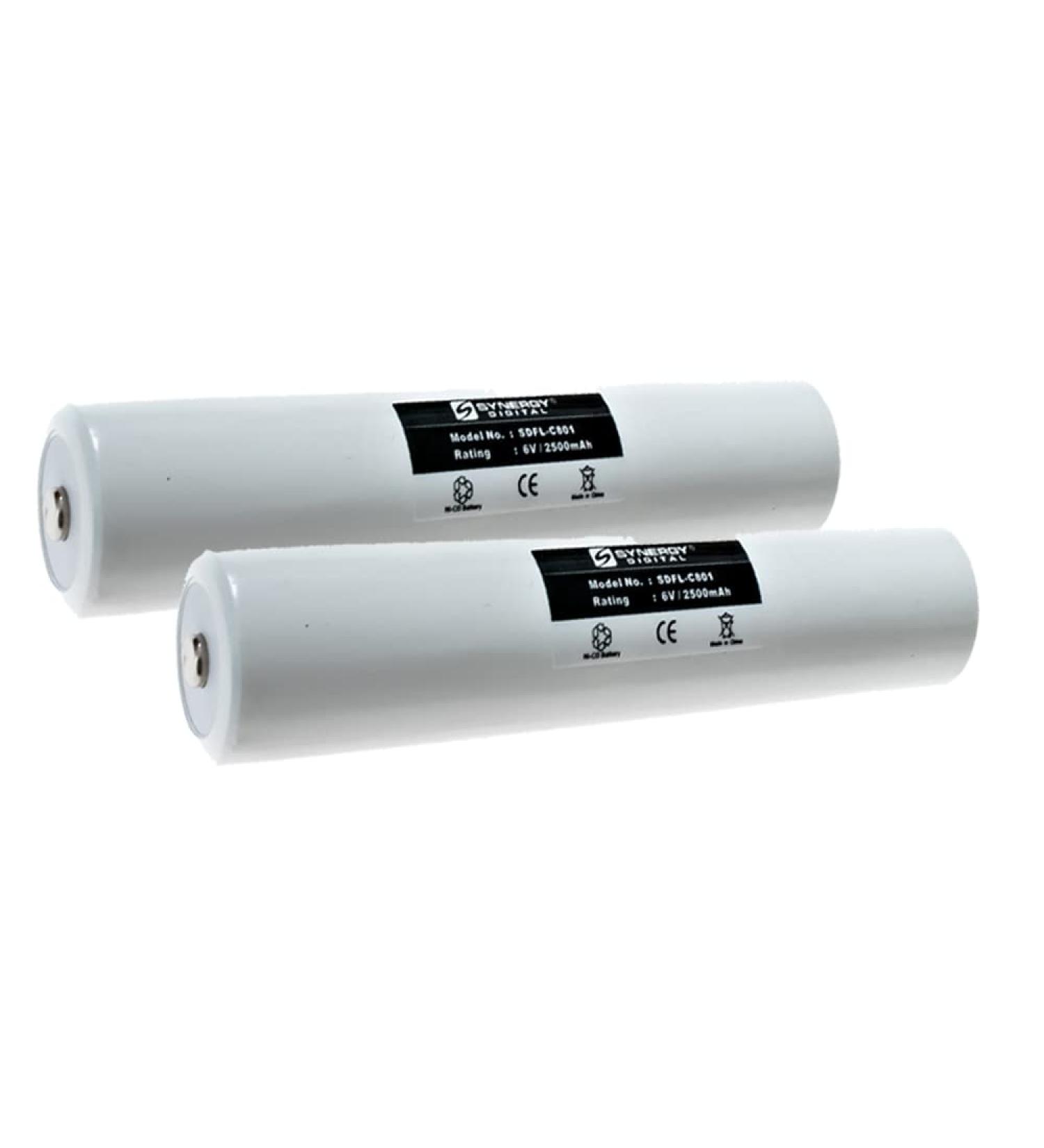 Buy Synergy Digital Flashlight Batteries for Maglite ESR4EE3060 | Ni-CD 6V 2500 mAh Replacement - 2-Pack - Buy Online on GoSupps.com