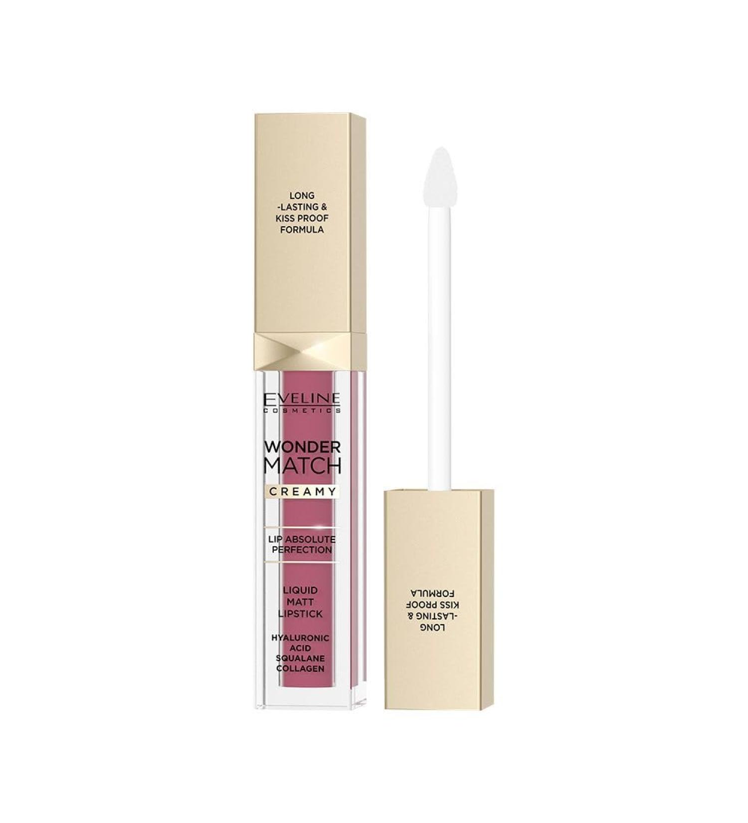 Eveline Cosmetics Eveline Wonder Match Longlasting Matte Liquid Lipstick For Lips 03 Mauve