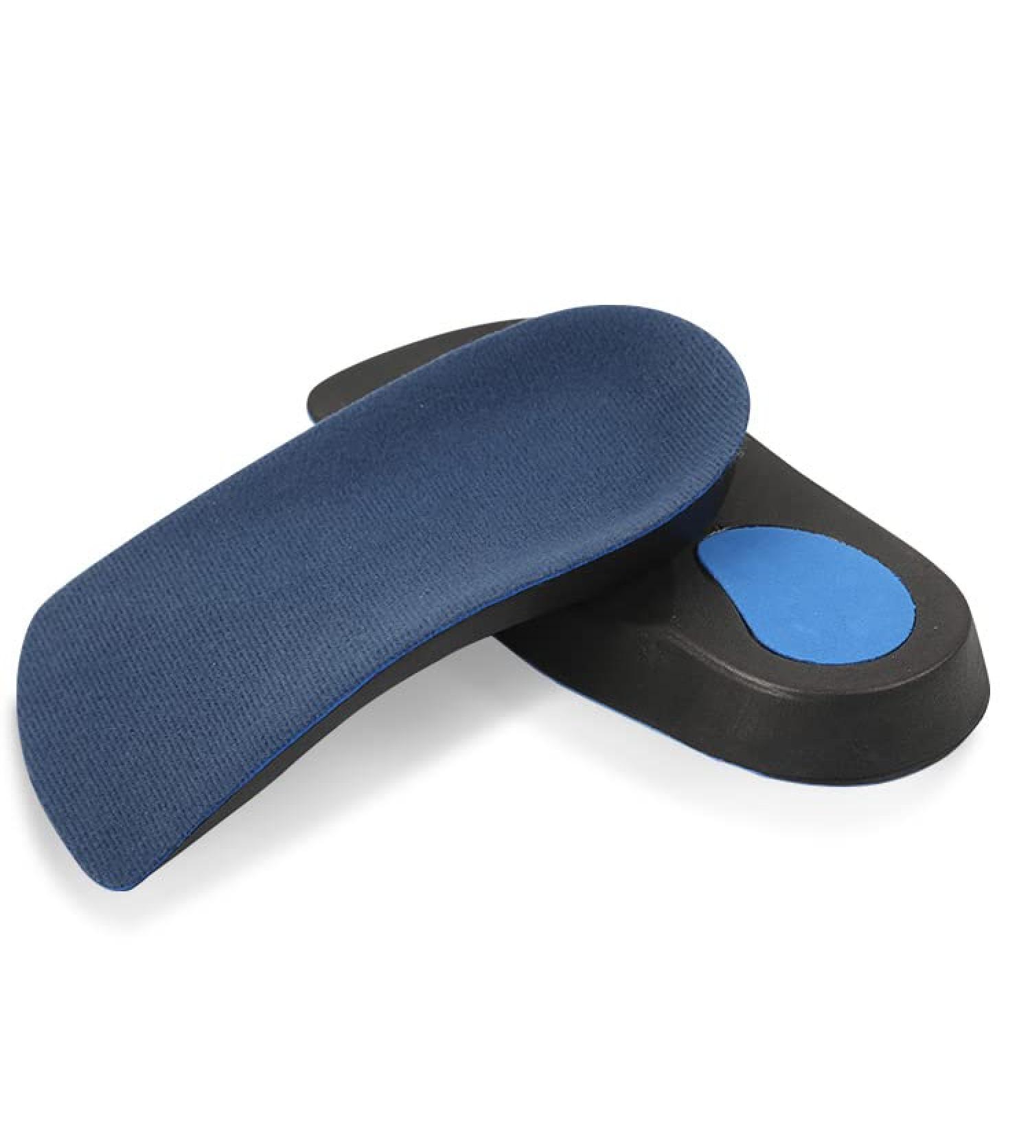 Orthopedic 3/4 Insert Soles for Heel Pain Relief | Foot Vault & Cushion for Flat Feet - Sizes M1.5-13.5 - Buy Online on GoSupps.com