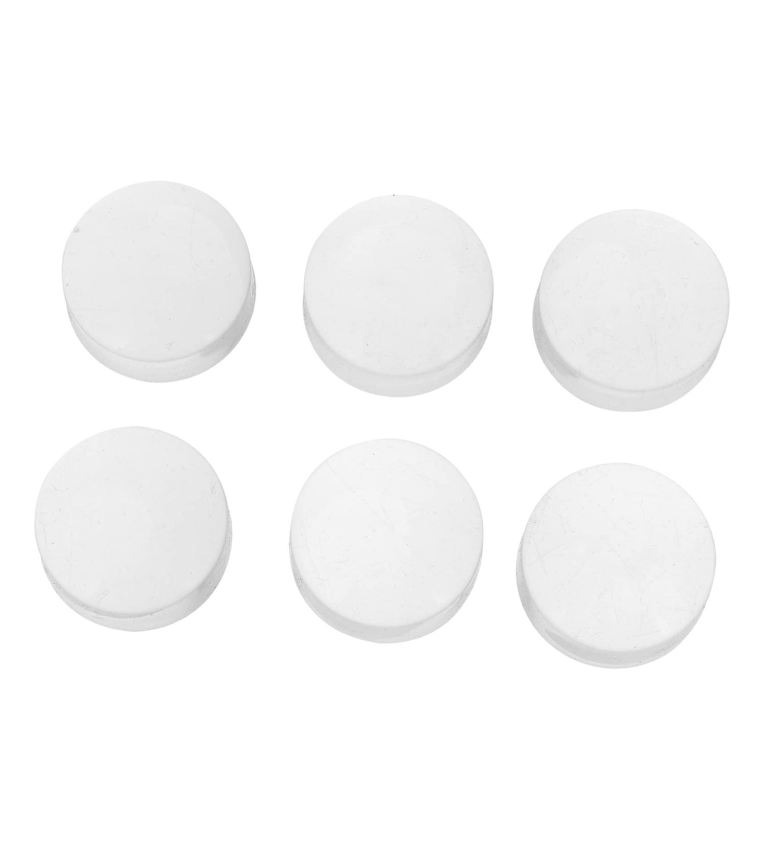 Ipetboom French Tip Nail Tool 6pcs Nail Art Silicone Stamp Silica Gel Cosmetic Transfer Seal Manicure Tools 2.50X2.50X1.30CM Transparent 1 - Buy Online on GoSupps.com