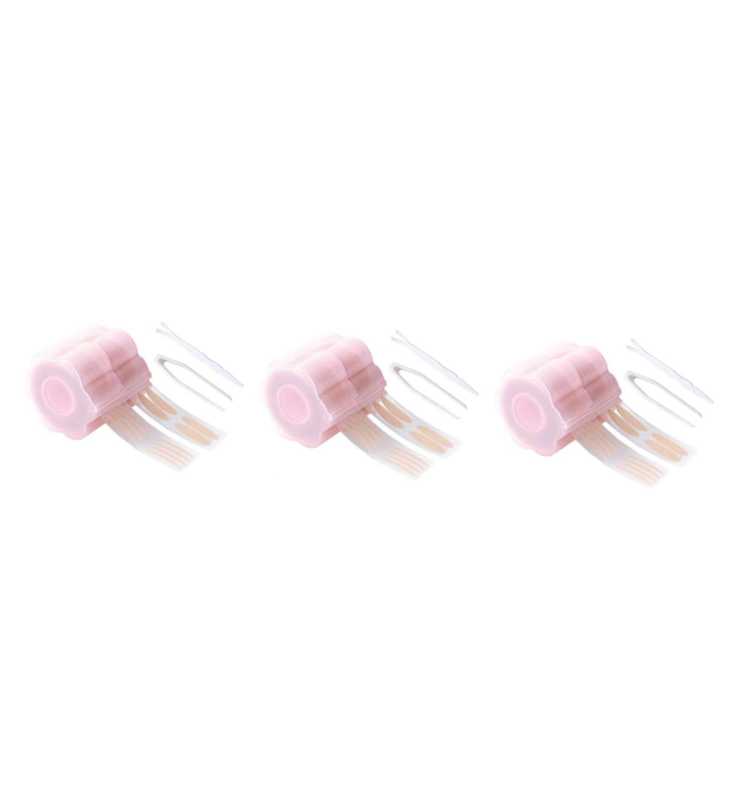 FOMIYES 3 Sets Double Eyelid Sticker Eyelid Tape for Lids Design Eyelid Strips Eyelid Lifter Strips Double Eyelid Makeup Kit Eye Lids Strips Cosmetic Pink Double Eyelid Fiber Eye Patch - Buy Online on GoSupps.com