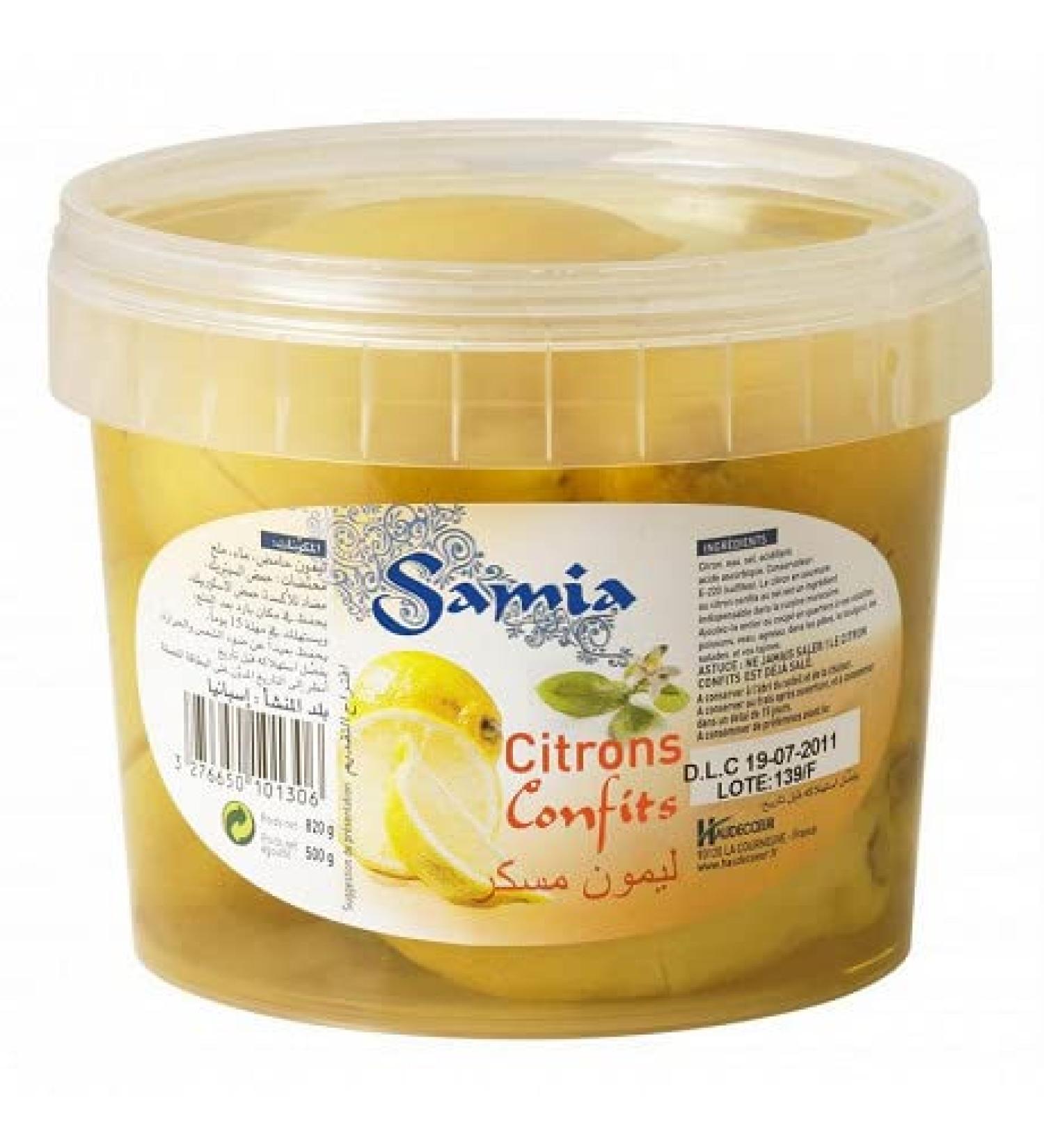 Candied Lemons 500G|Samia|(Pack of 2)|Best Deal