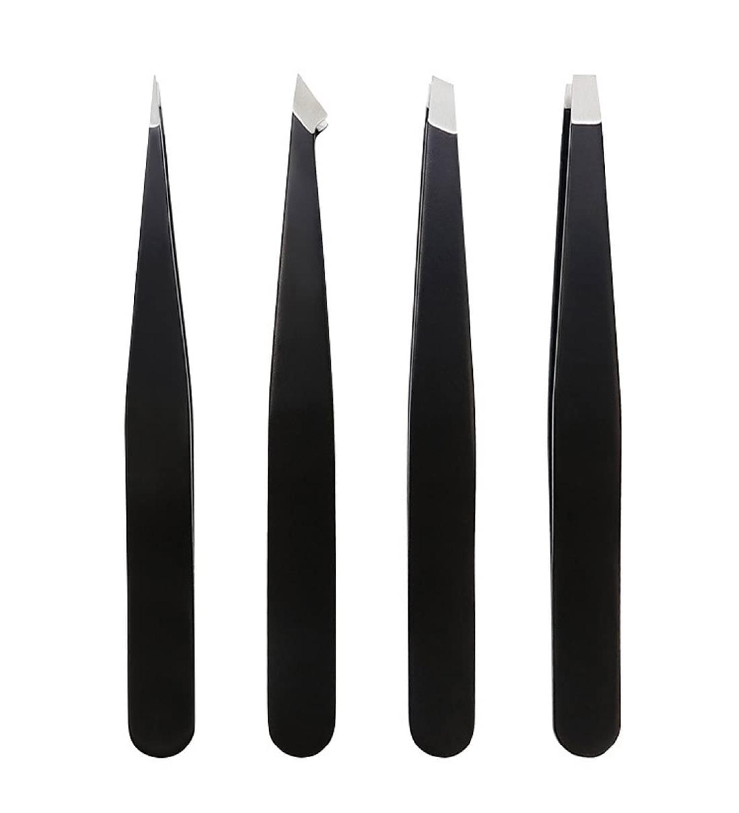 4 Pieces Professional Hair Removal Tweezers Women's Eyebrow Epilator Professional Eyebrow Tweezers Eyebrow Tweezers Eyebrows Beauty and Makeup - Buy Online on GoSupps.com