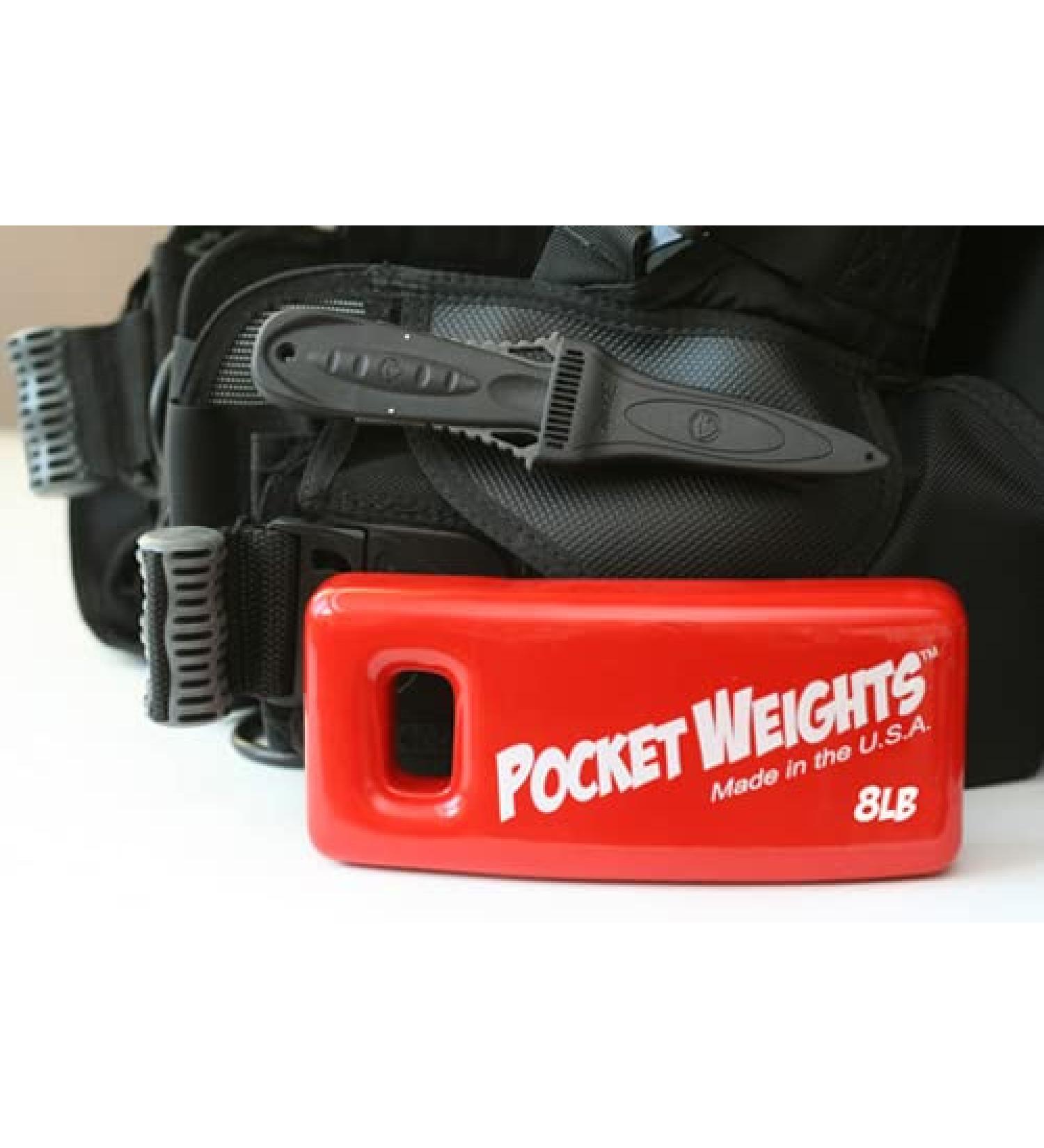 Pocket Weights BCD Scuba Weights (Singles) 8.0 lbs | Free Shipping via USPS Priority - Buy Online on GoSupps.com