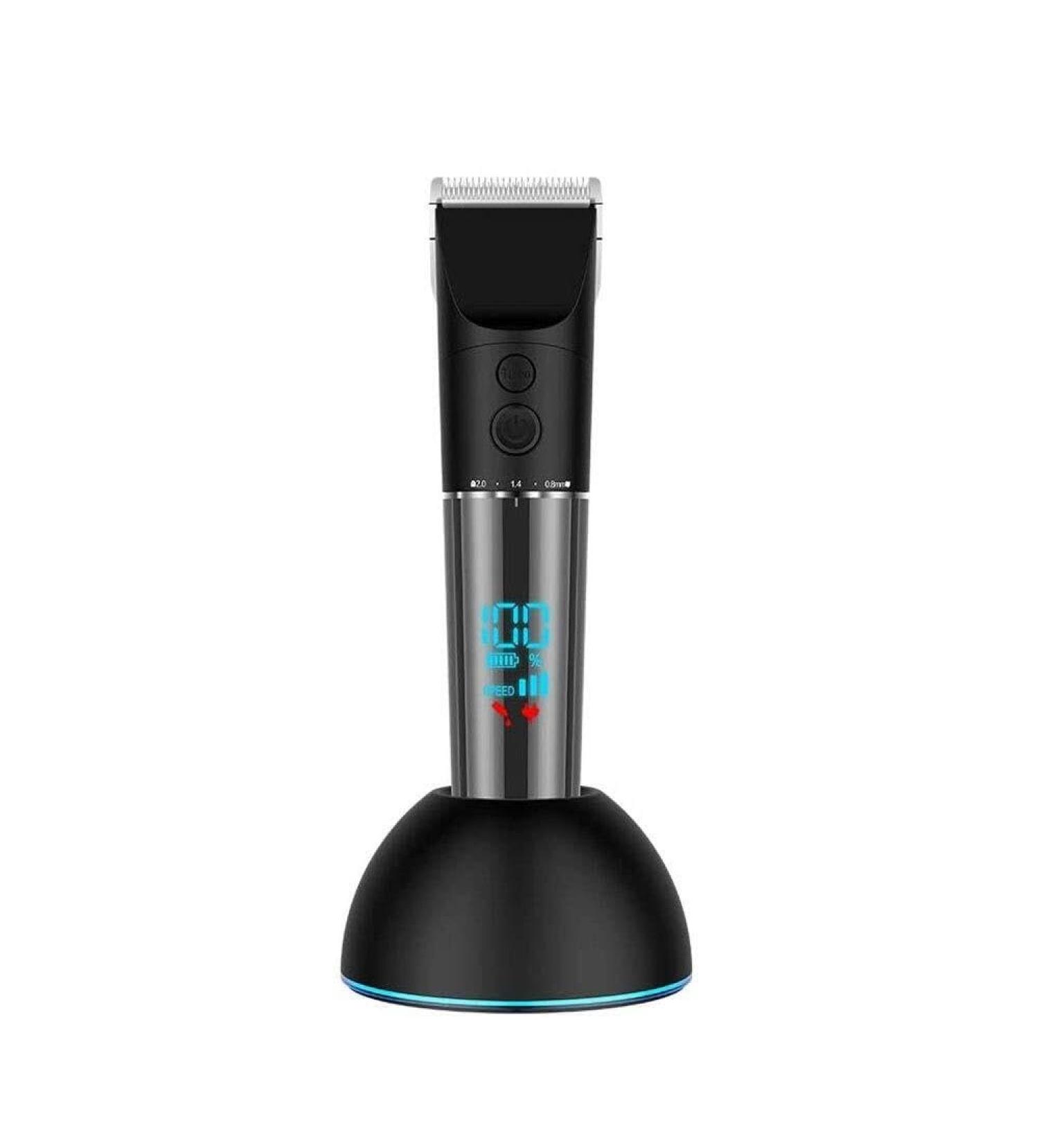 Premium Hair Clippers for Men - Cordless Rechargeable Hair Cutting Kit with 4 Guide Combs & Charging Stand - Perfect for Family Use - Buy Online on GoSupps.com