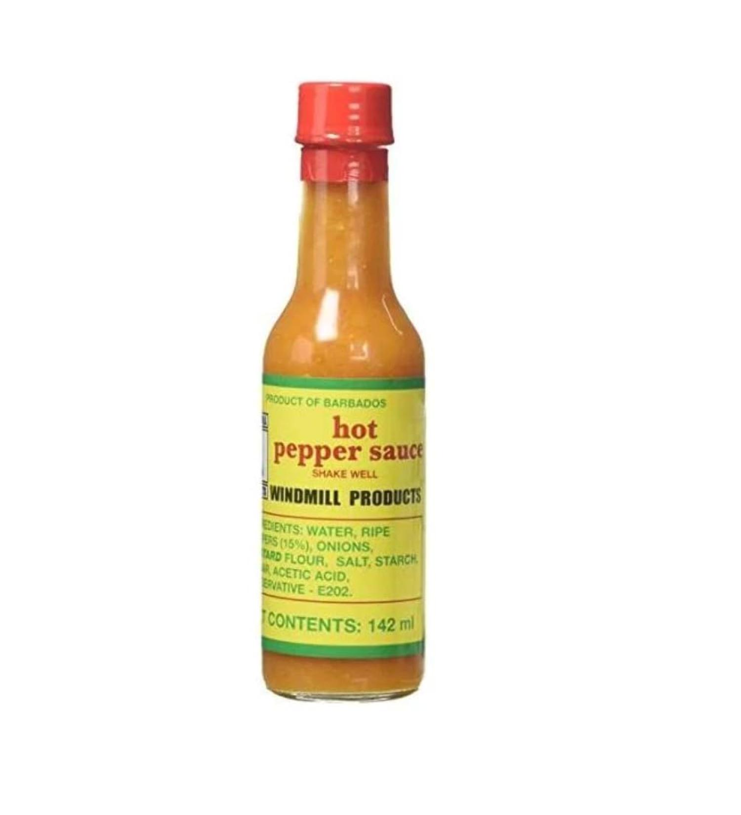 Windmill Hot Pepper Sauce 142ml Box of 12-Fd