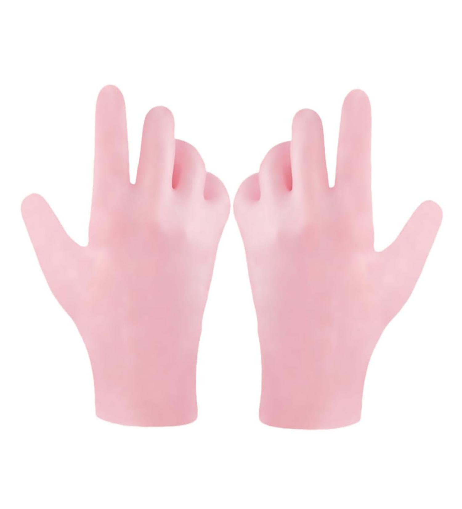  Mikinona Mikinona 1 Pair Beauty Protection Moisturizing Hand Moisturizing Skin Eyebrow Tweezers Led Exfoliators Anti-crack Dry Skin Pink Miss Sebs - Buy Online on GoSupps.com