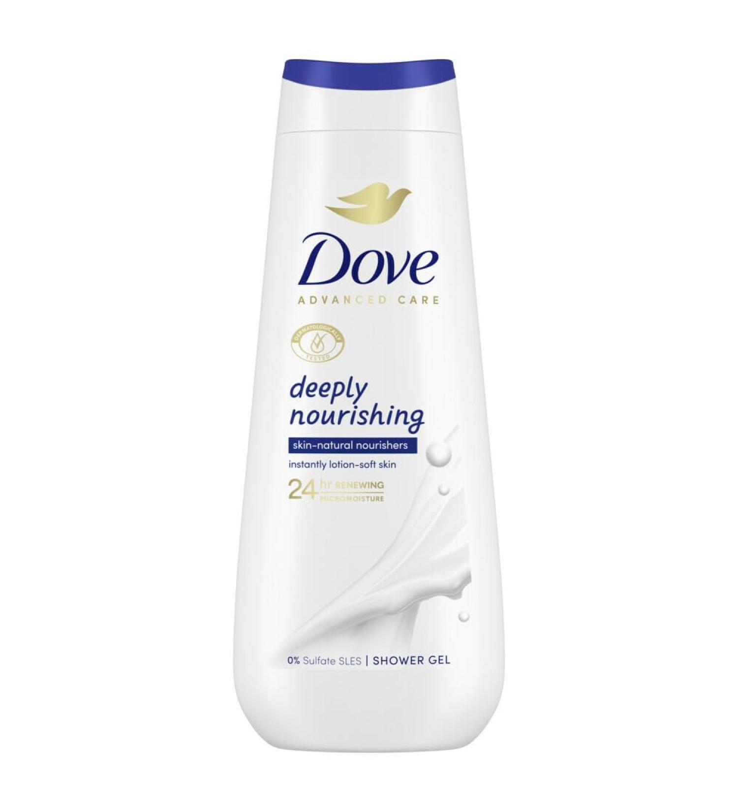 Dove Dove Advanced Care Natural Moisturizing Deep Hydration Body Wash 600ml