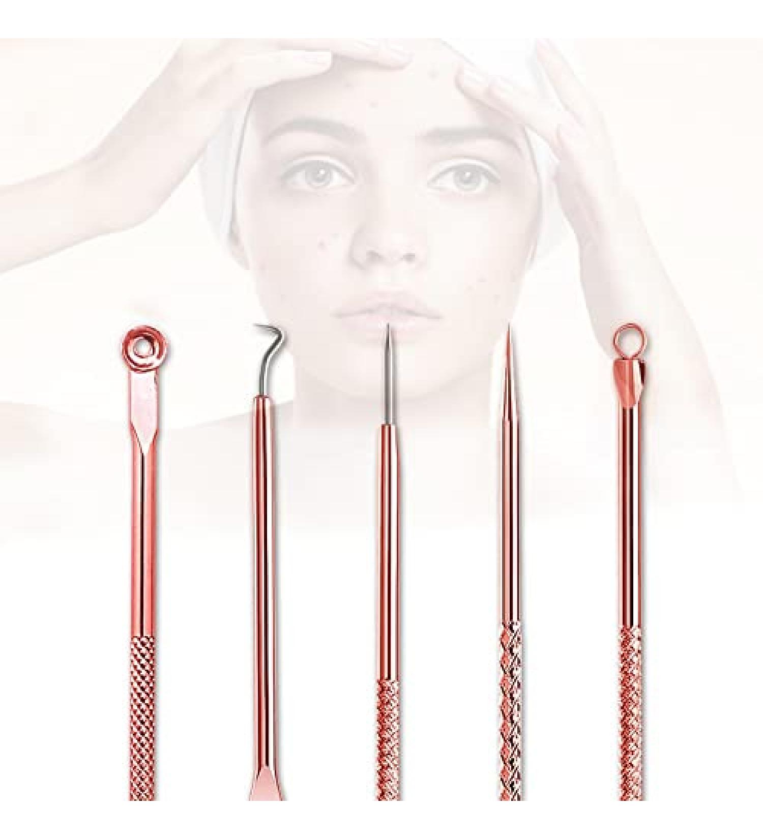 Stainless Steel Acne Needle & Blackhead Remover Tool Deep Cleaning Pimple Eliminator | Skin Care Essentials - Buy Online on GoSupps.com