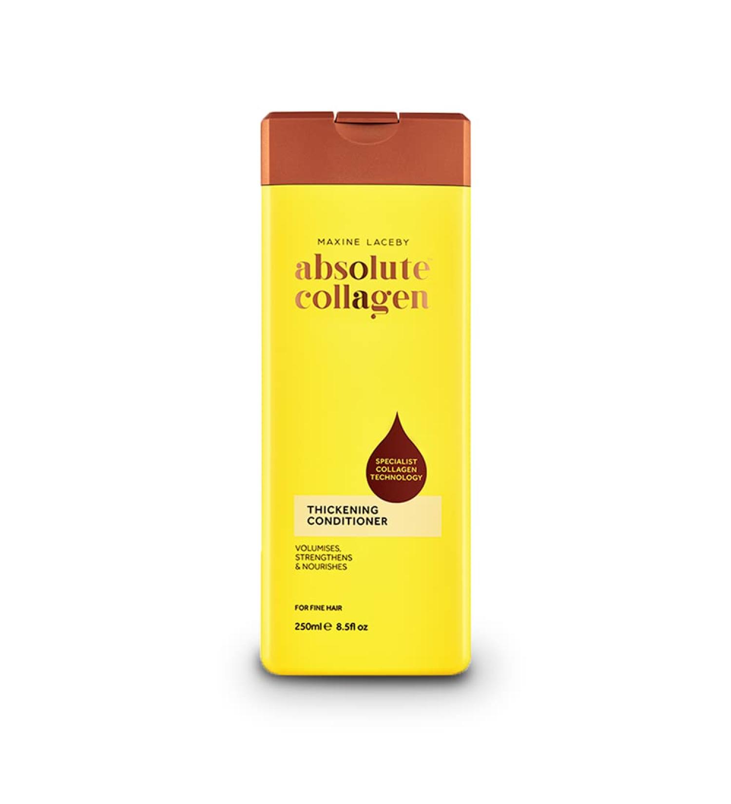 Absolute Collagen - Thickening Conditioner with Collagen Complex for Fine & Thinning Hair - Strengthens Nourishes & Restores Volume - Fights Signs of Hair Aging - Buy Online on GoSupps.com