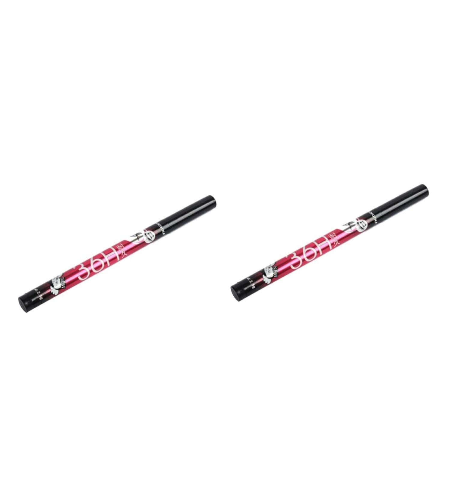 TOVINANNA 2pcs Waterproof Liquid Eyeliner Liquid Eyeliner Pencil Eyeliner Liquid Pen Makeup No Smudge 1 count (Pack of 1) As Shownx2pcs - Buy Online on GoSupps.com