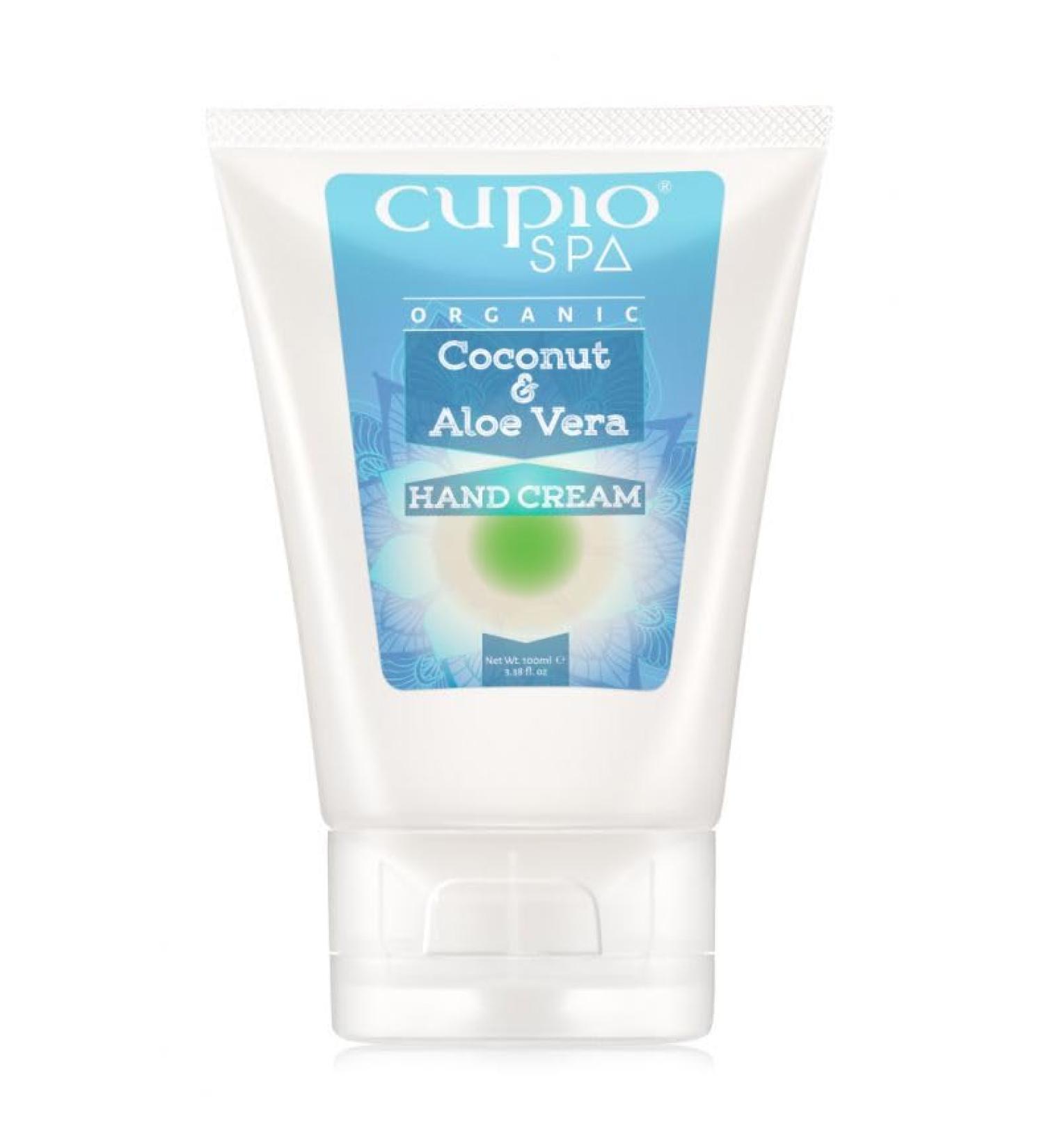 Cupio Organic hand cream with coconut and aloe vera 100 ml