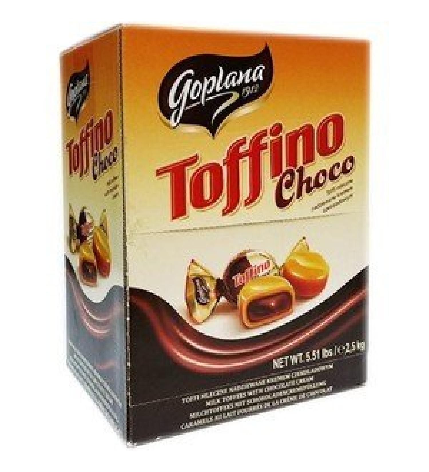 Toffino Choco, 380 uds in box of 2.5 kg of the brand Goplana