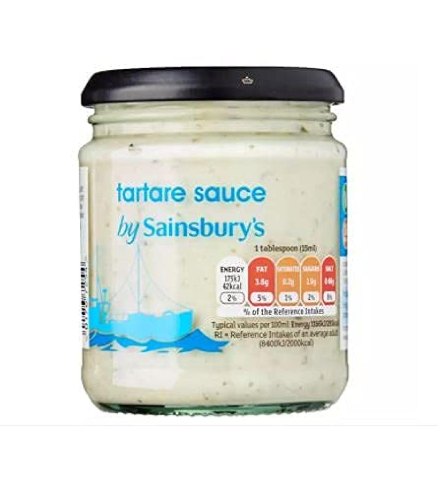 Sainsbury's Tartare Sauce 250ml - Perfect Condiment for Grilled & Fried Fish | Buy Online for International Shipping - Buy Online on GoSupps.com