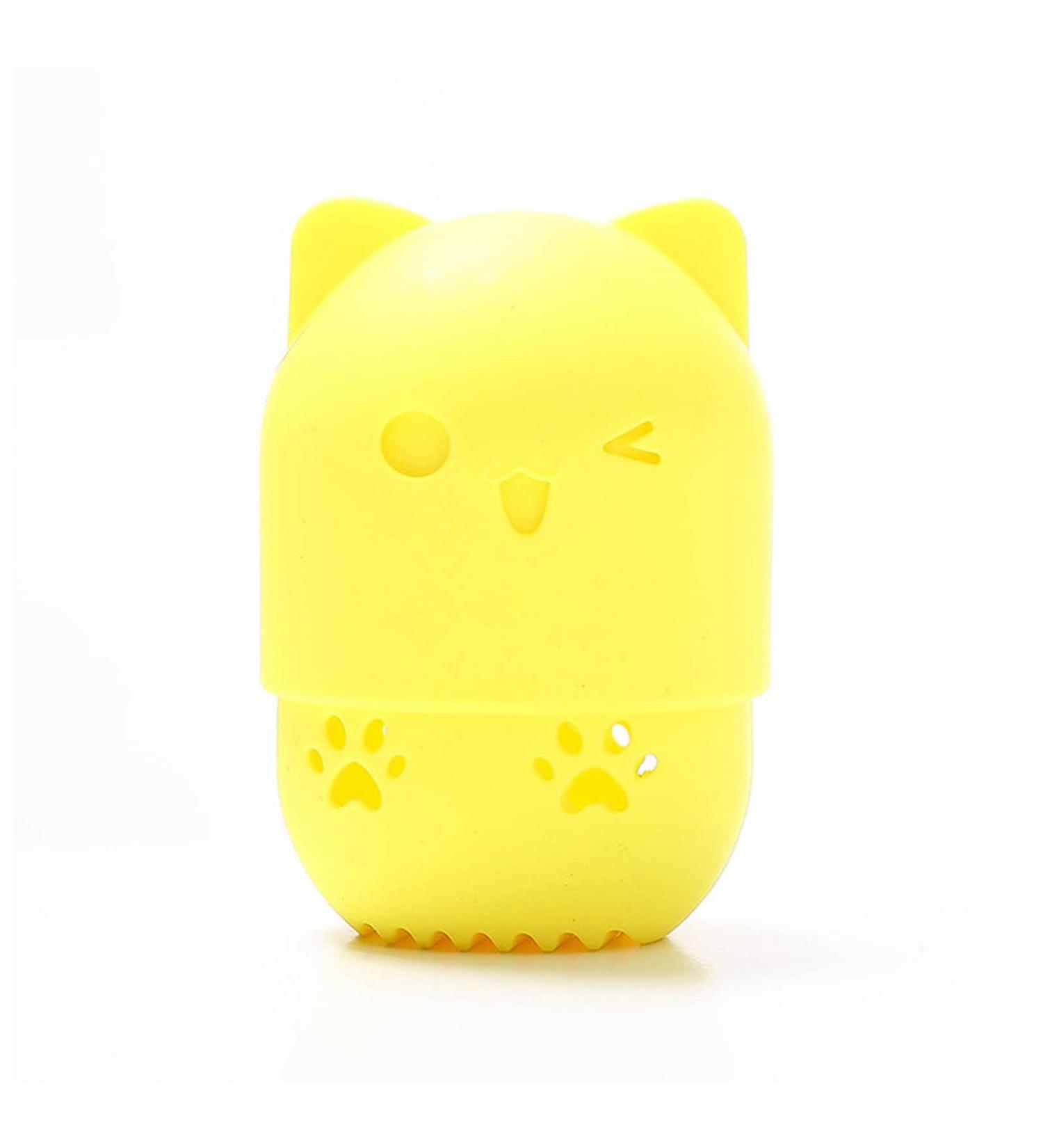 Makeup Sponge Portable Sponge Puff Drying Cleaner Stand Box Soft Silicone Foundation Makeup Brush Sponge Cleaning Tool Cosmetic Puff Holder Makeup Sponge Holder(8) - Buy Online on GoSupps.com