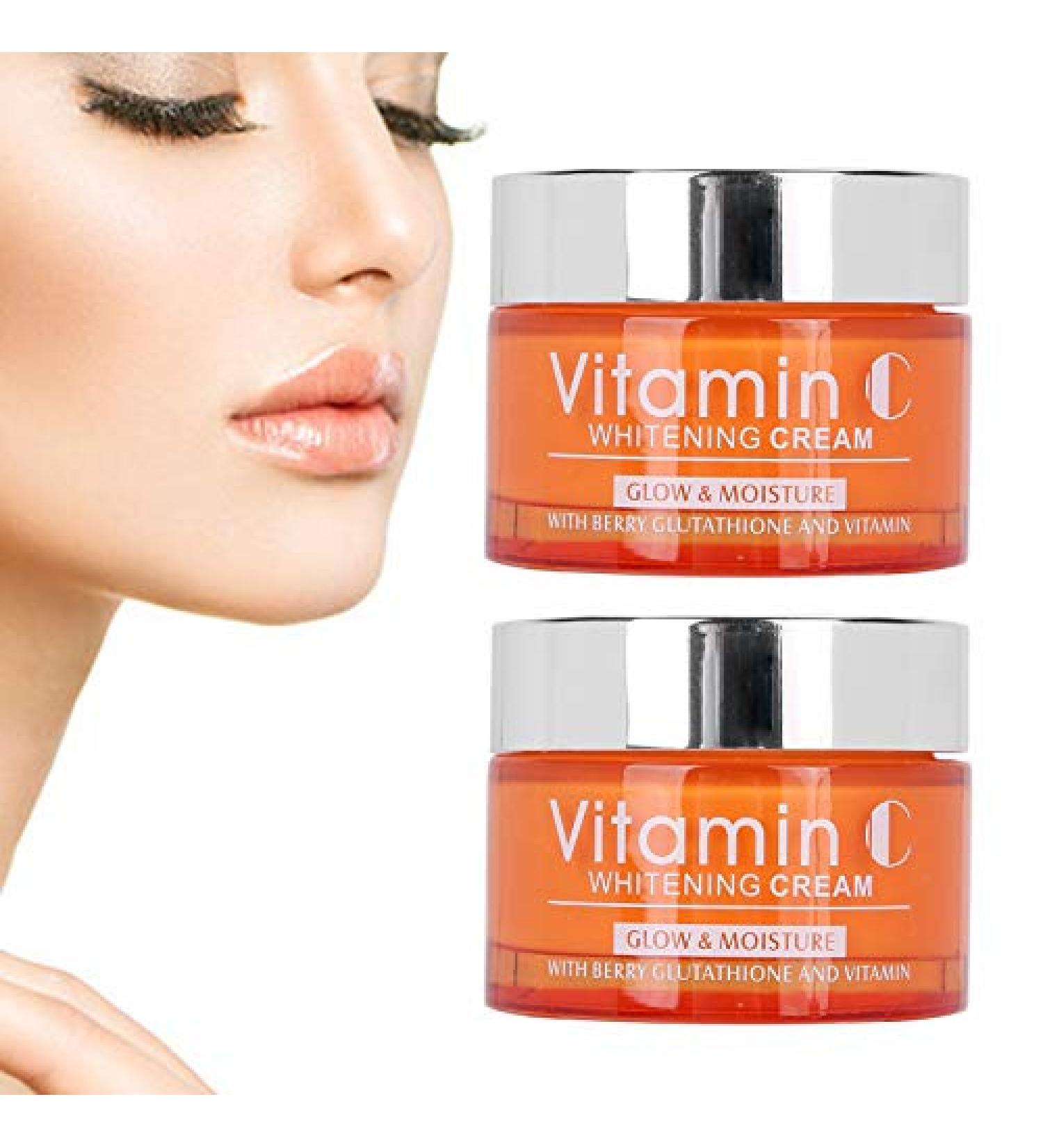 Cr me claircissante pour la peau cr me la vitamine C cr me claircissante pour le corps du visage taches sombres taches d' ge Anti- ge Anti-rides hydratant 50g - Buy Online on GoSupps.com
