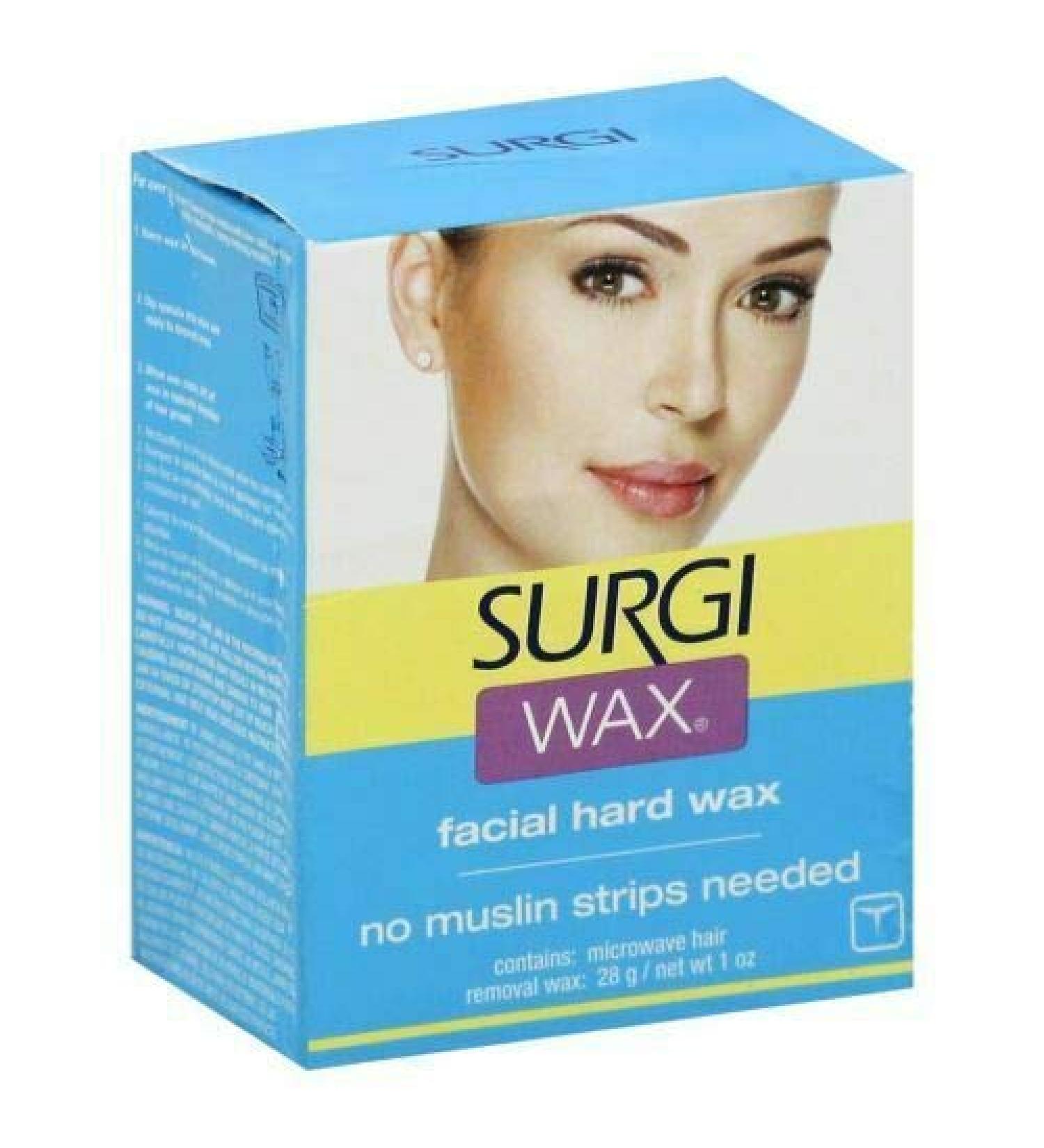 SURGI WAX Hair Remover For Face - 3 Pack