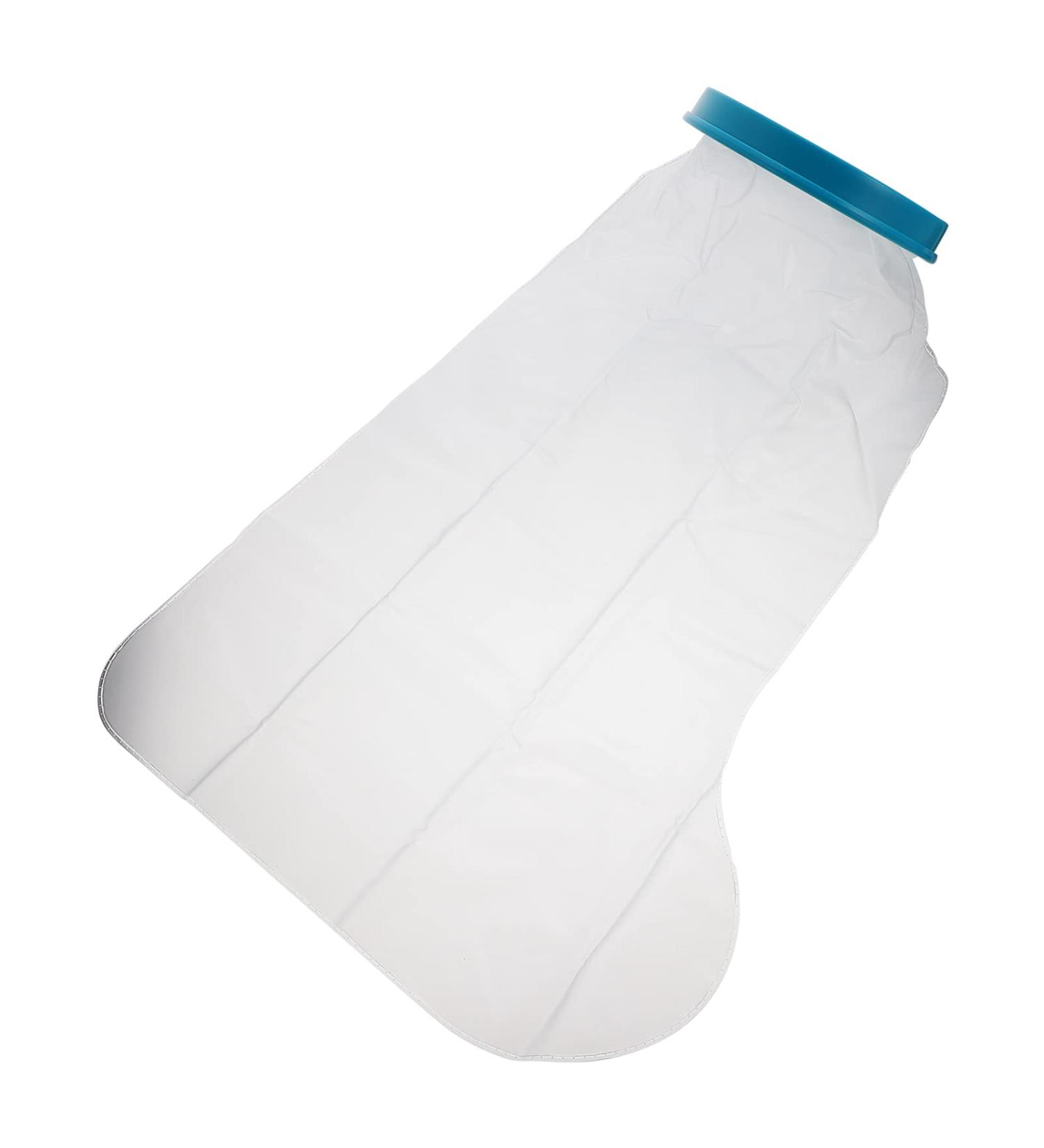 DOITOOL Foot Sleeve for Shower - White Waterproof Leg Cast Cover for Injured Foot - Buy Online on GoSupps.com