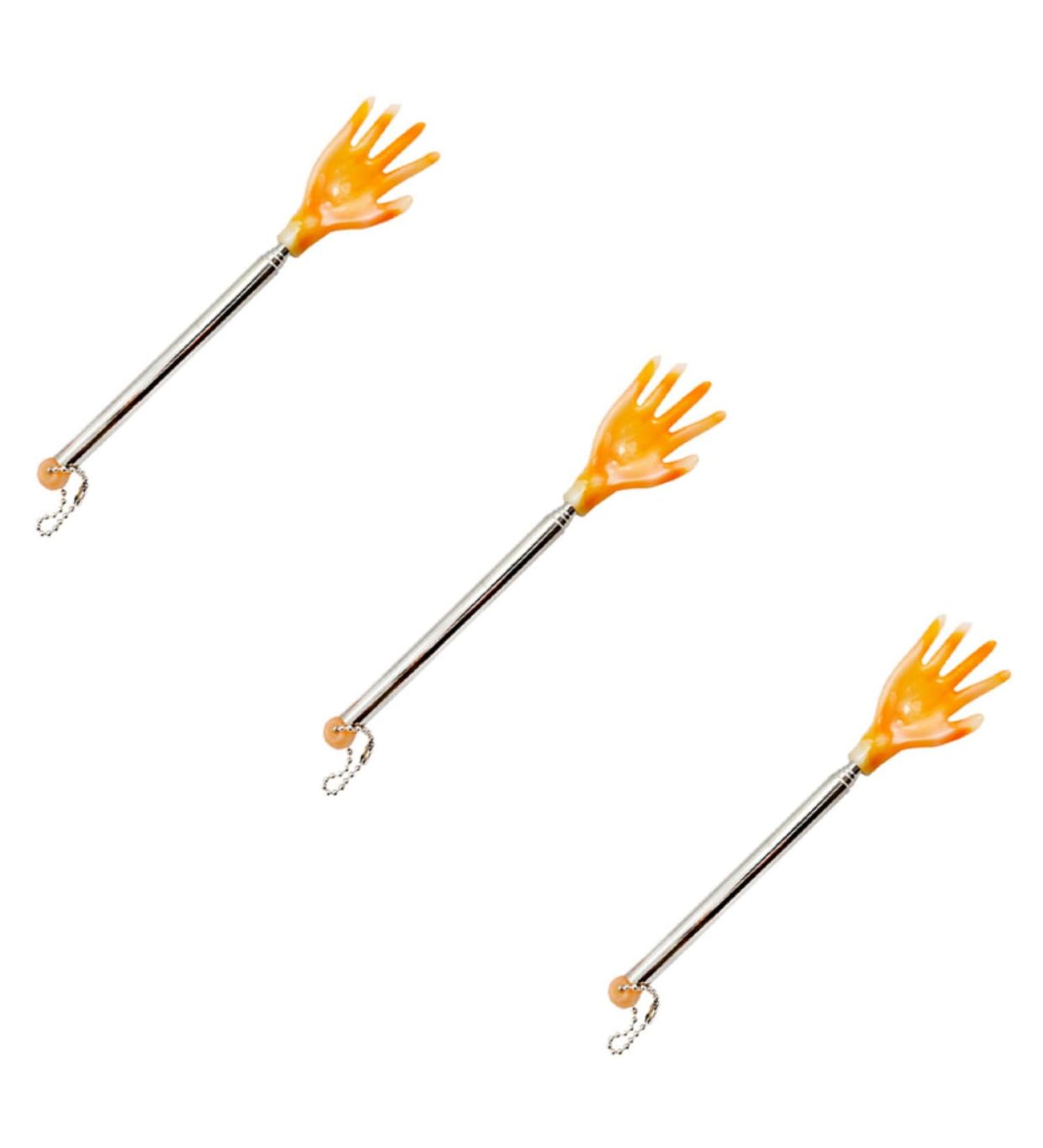 Buy TOVINANNA 3 STK Telescopic Metal Back Scratchers - Manual Scalp Massage Devices | Stainless Steel | International Shipping - Buy Online on GoSupps.com