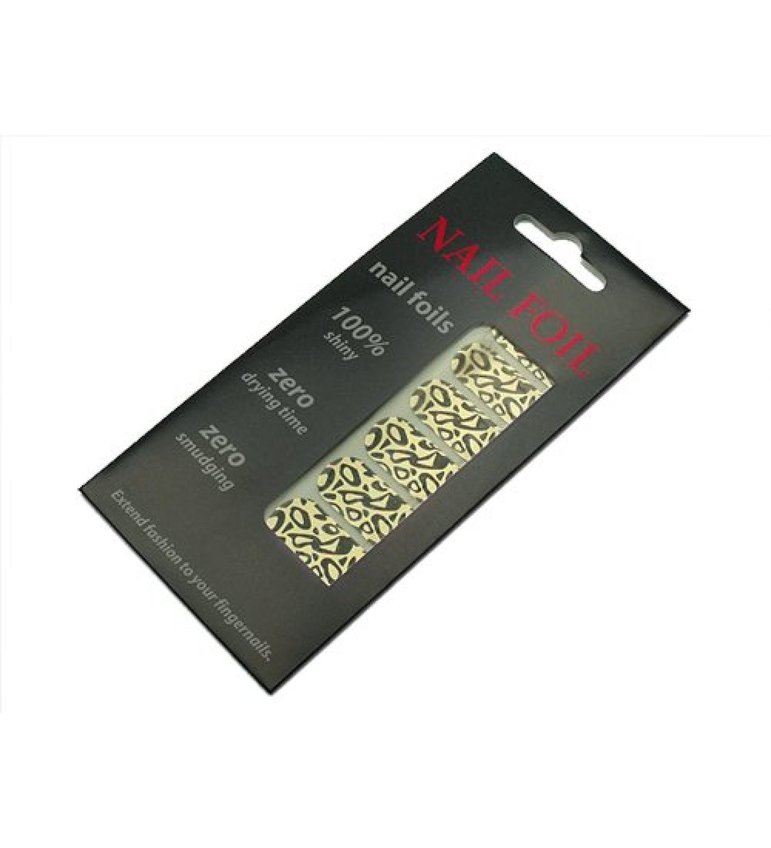 Self -adhesive nail foil Wild Cat
