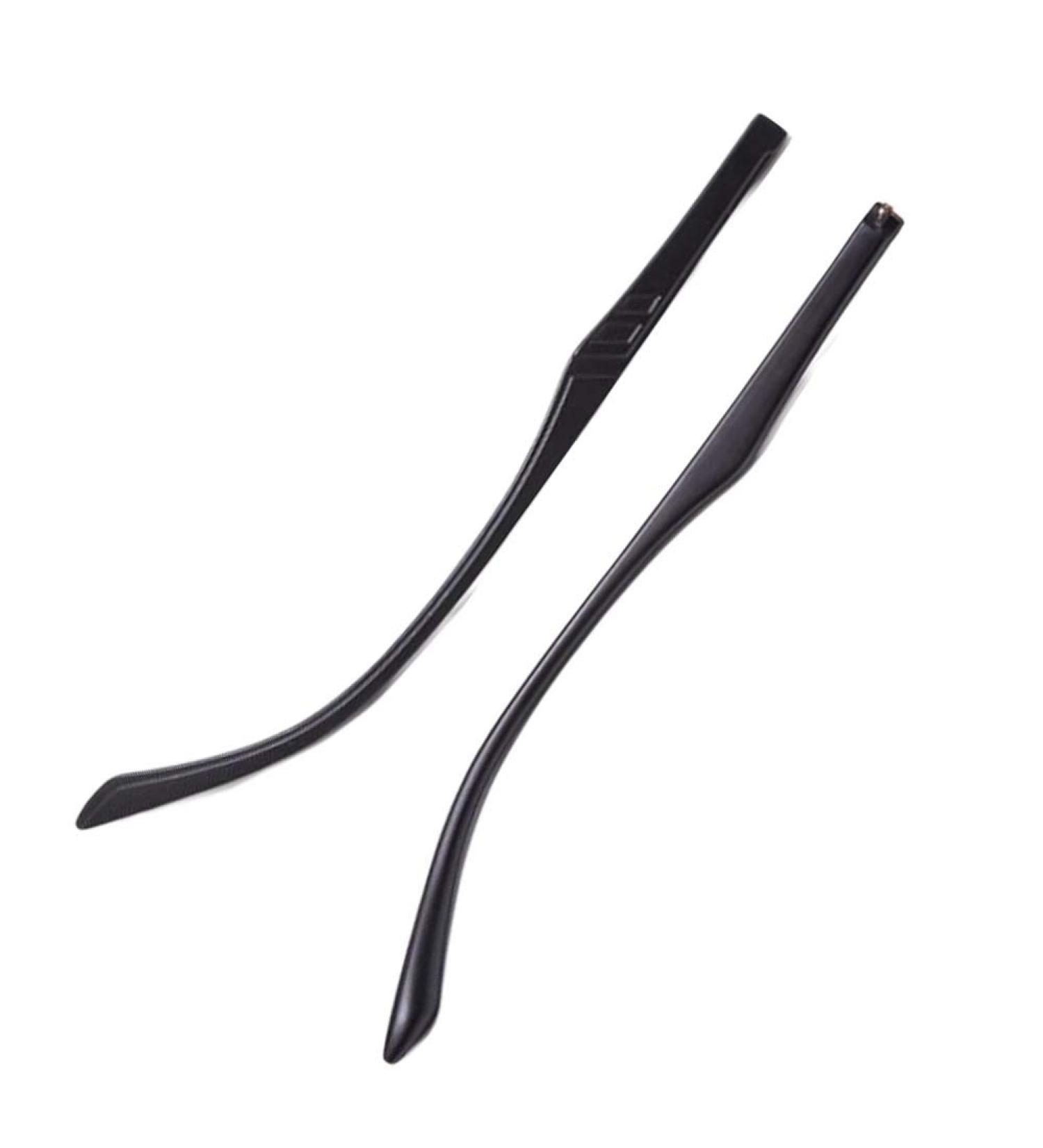 VIORNO Glasses Legs Glasses Legs 1 Pair Plastic Glasses Temples Replacement Temples for Glasses Repair Black