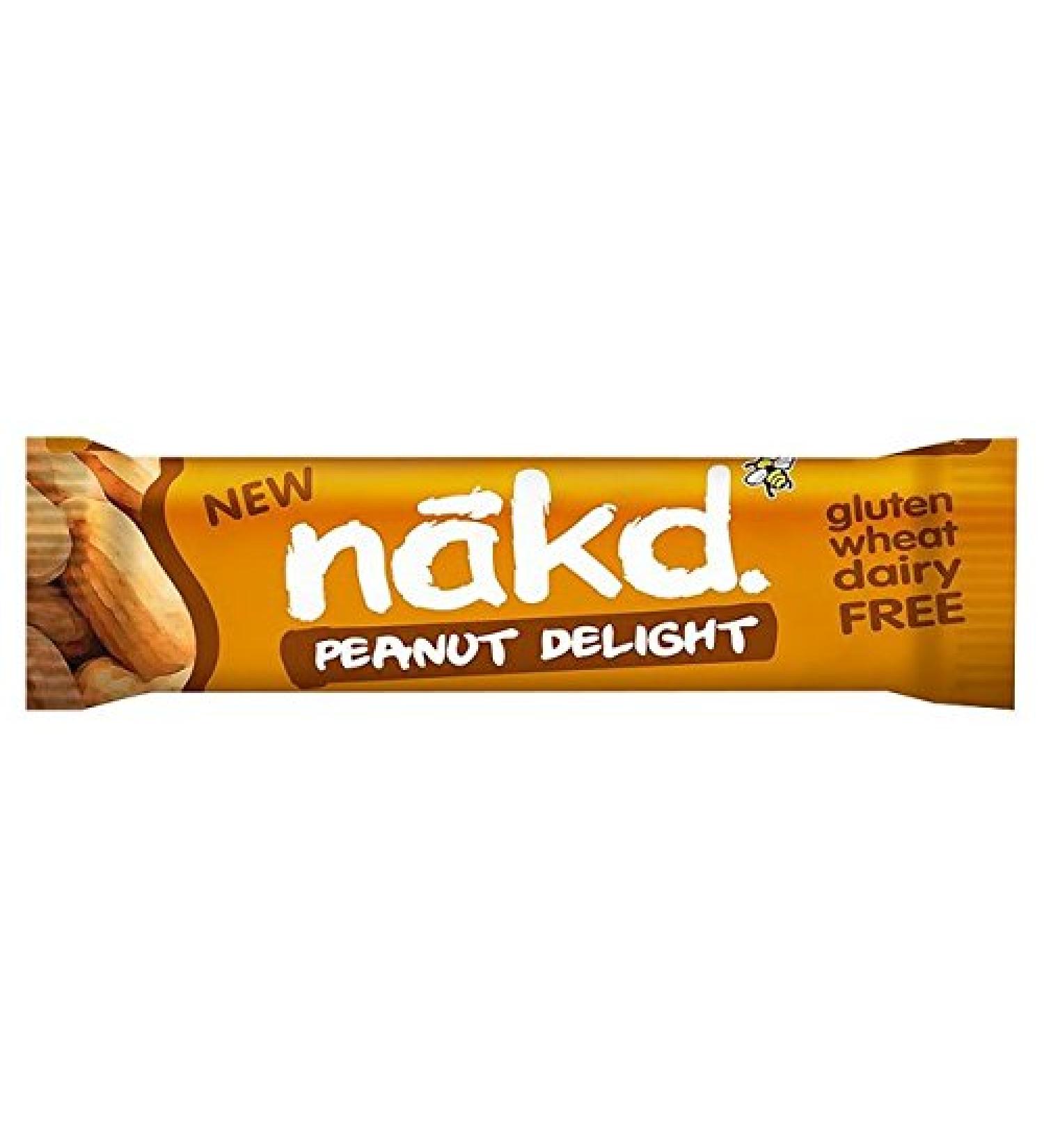 Nakd Bars Gluten Free Peanut Delights 35 g Lot of 18