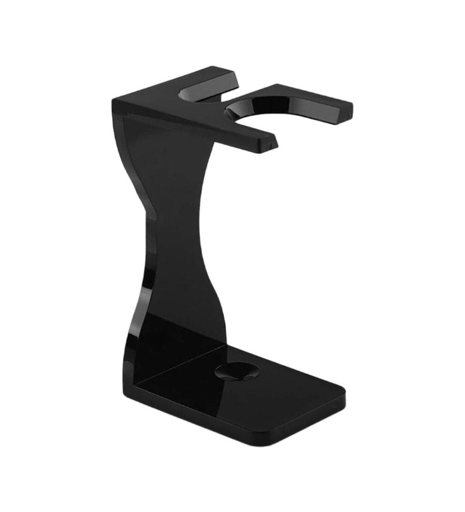 Coheali Bart Brushes Halter Razor Stand - Premium Acrylic Razor & Brush Holder with Large Emasille Bowl for Men - Buy Online on GoSupps.com