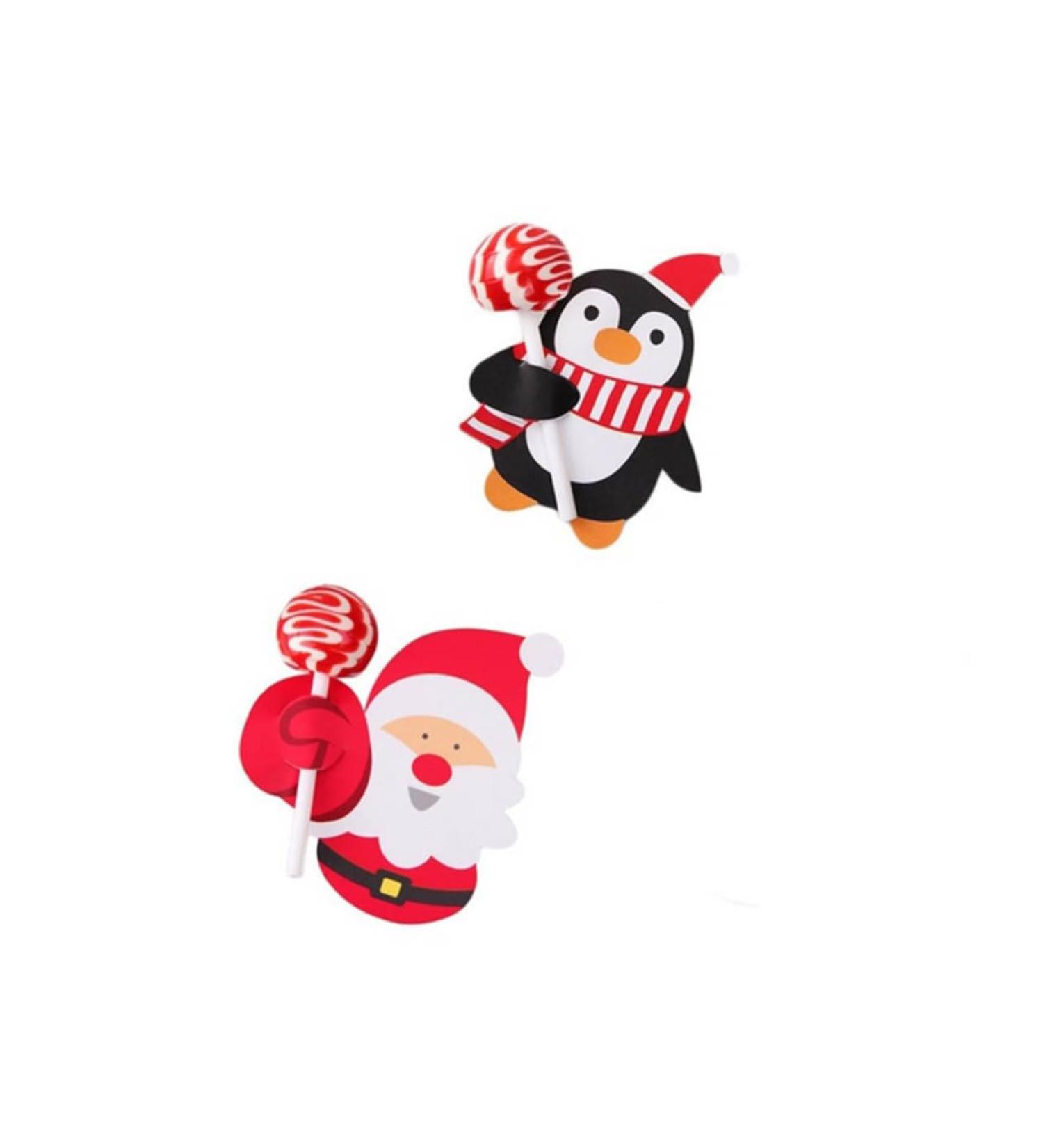  NOLITOY NOLITOY 50 Pieces Candy Decor Candy Lollipop Christmas Card - Buy Online on GoSupps.com