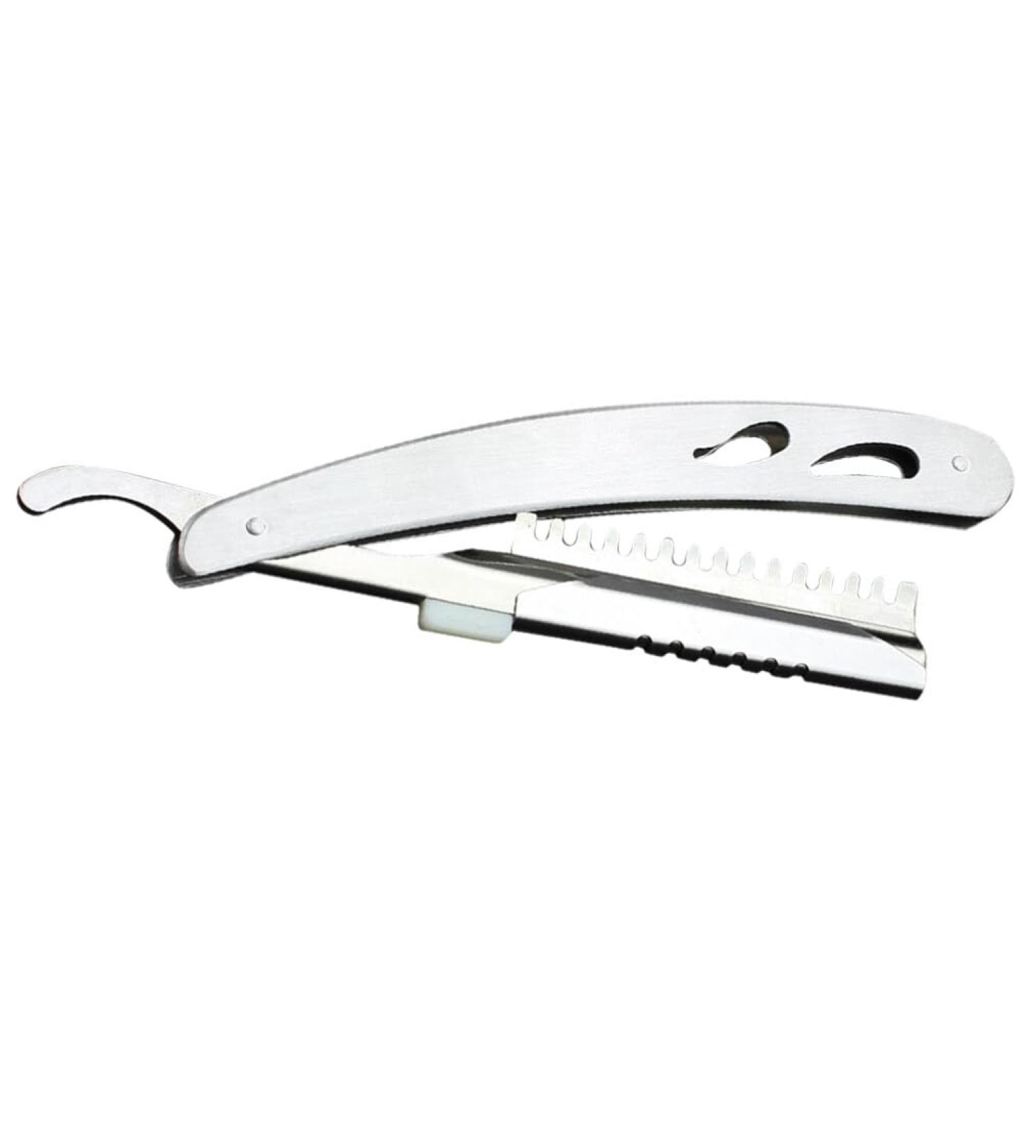 Beaupretty Stainless Steel Razor Holder for Men | Durable Hairdresser Shaver & Blade Stand | Perfect Face Razor Knife Holder for Beard Care - Buy Online on GoSupps.com