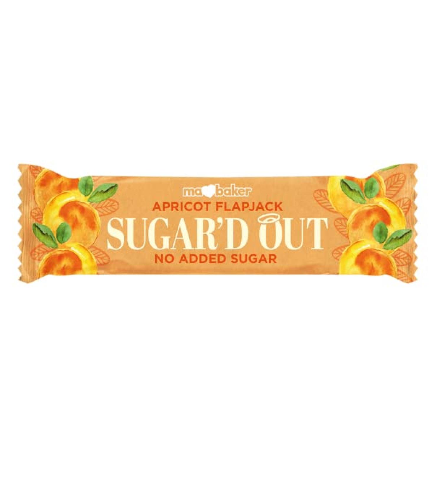 Ma Baker Sugar'd Out Flapkjacks 16x50g (Apricot)