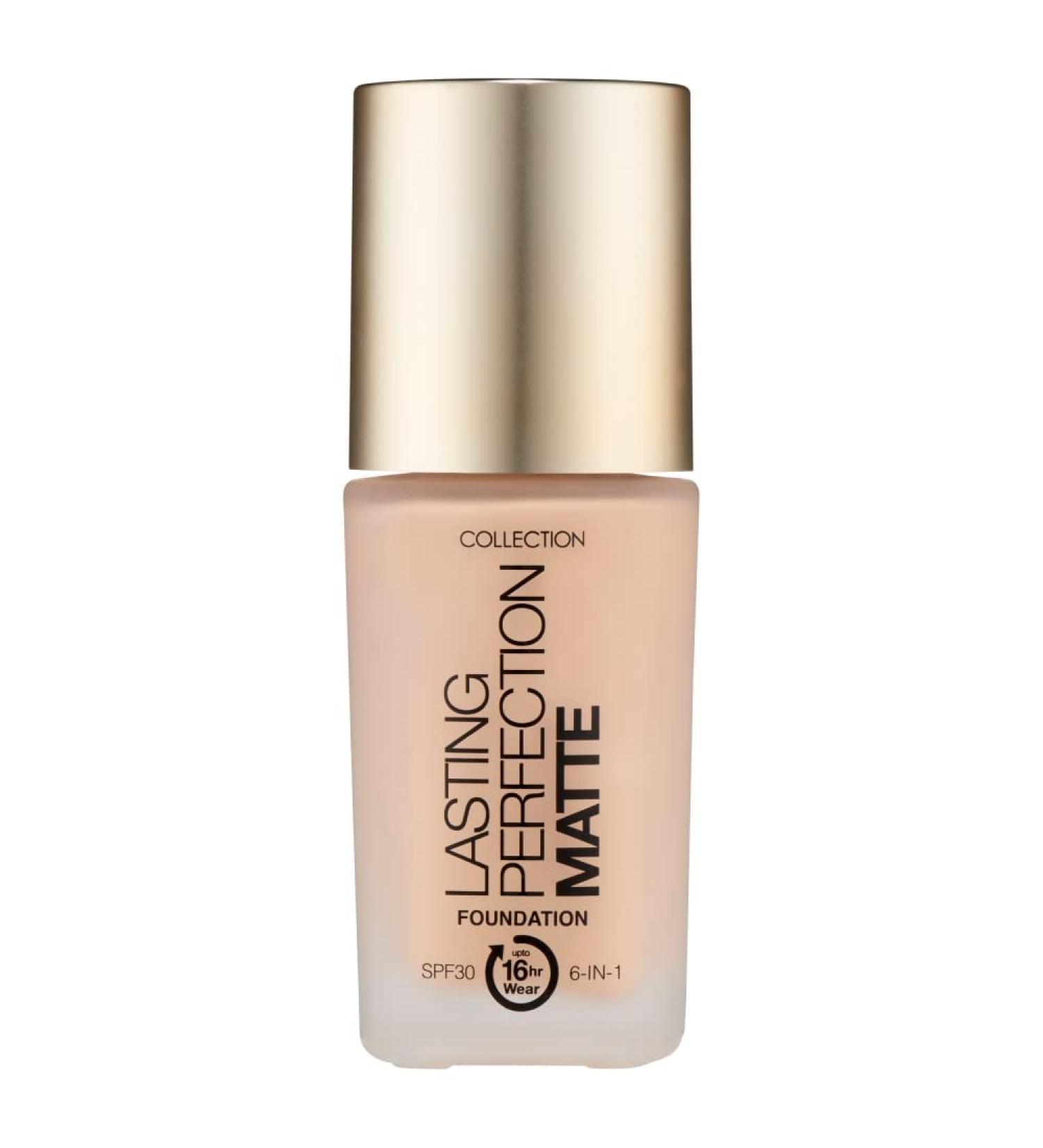 Collection Cosmetics Lasting Perfection Matte Foundation 27ml Biscuit - Full Coverage - Buy Online on GoSupps.com