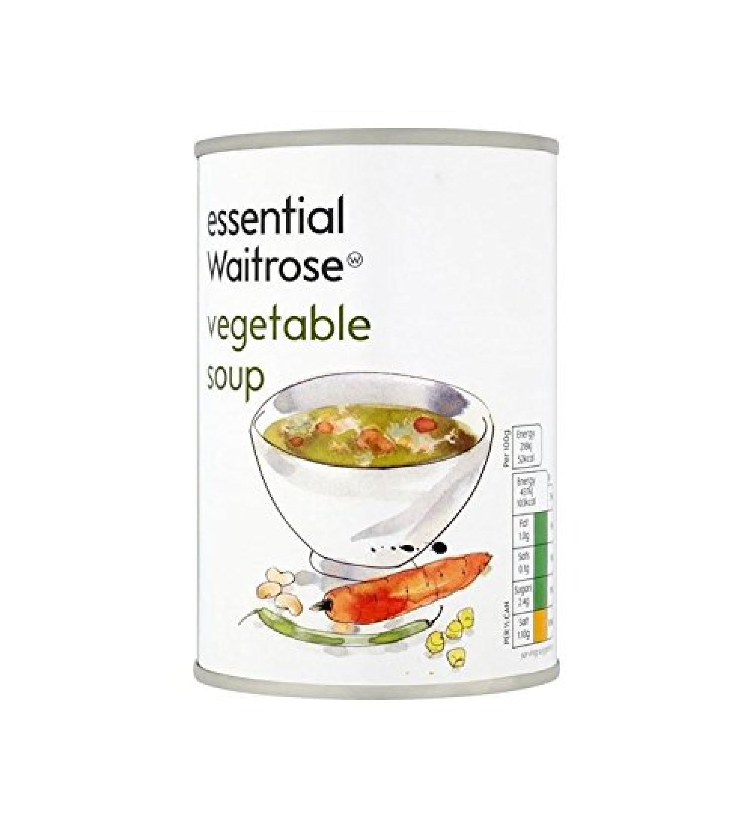 Waitrose Essential vegetable soup for the turtledove 400g