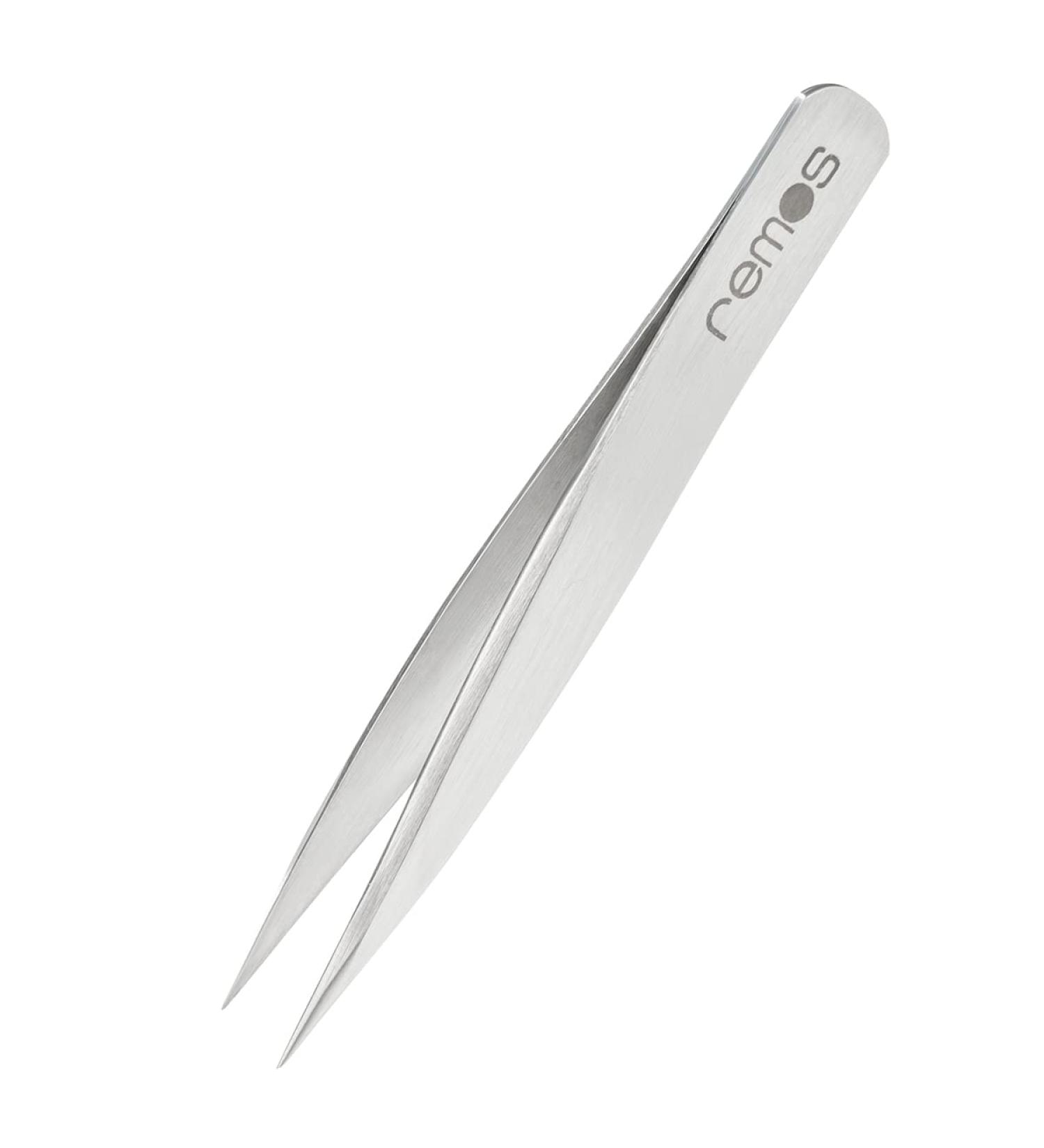 REMOS Mini Splinter Tweezers - Fine Tip Stainless Steel - 6 cm | Precision Tool for Safe & Easy Removal - Buy Online on GoSupps.com