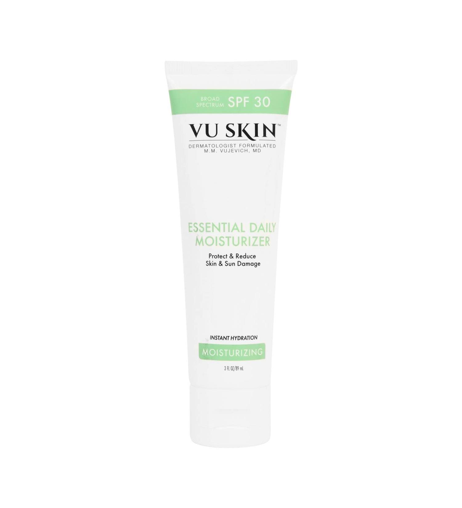 Essential Daily Moisturizer with SPF 30 | Hydrating Doctor-Formulated Facial Cream with Cucumber & Grape Seed Extracts - 3 oz - Buy Online on GoSupps.com