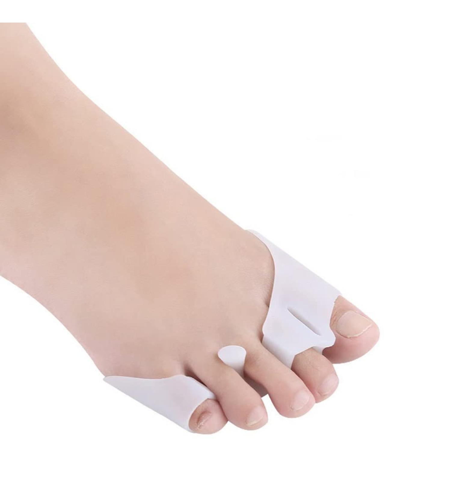 DEAVER Gel Bunion Corrector Protectors - Toe Valgus Correction Splitter for Forefoot Pad - 3 Pairs - Buy Online on GoSupps.com