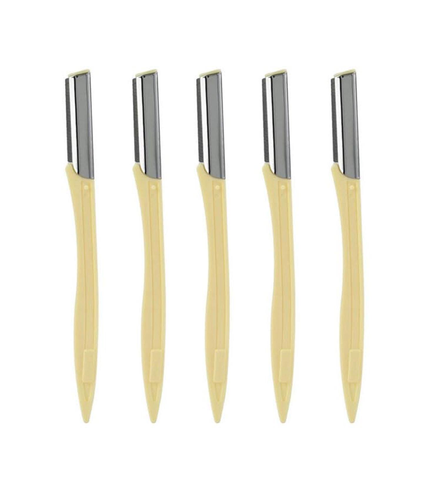 3/5/7 Piece Eyebrow Razor Set - Multi-Purpose Face Hair Removal Tool (5PCs Yellow) - Buy Online on GoSupps.com