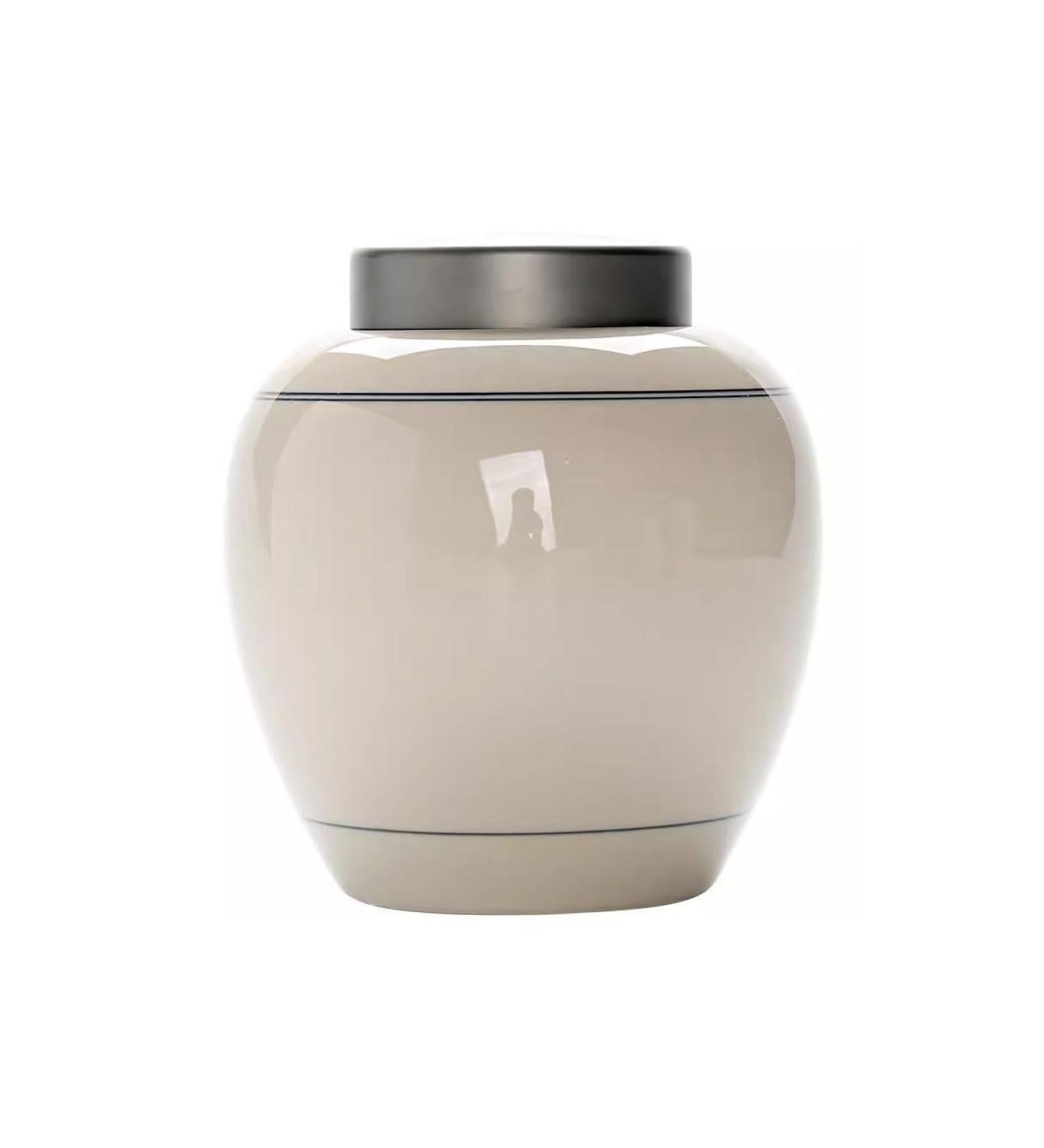 Sealed Tea Caddy Tea Cans Sealed Cans Tea Storage Cans Household Retro Tea Cans Handmade Ceramic Cans Kitchen Tea Warehouses Tea Jar with Lid - Buy Online on GoSupps.com