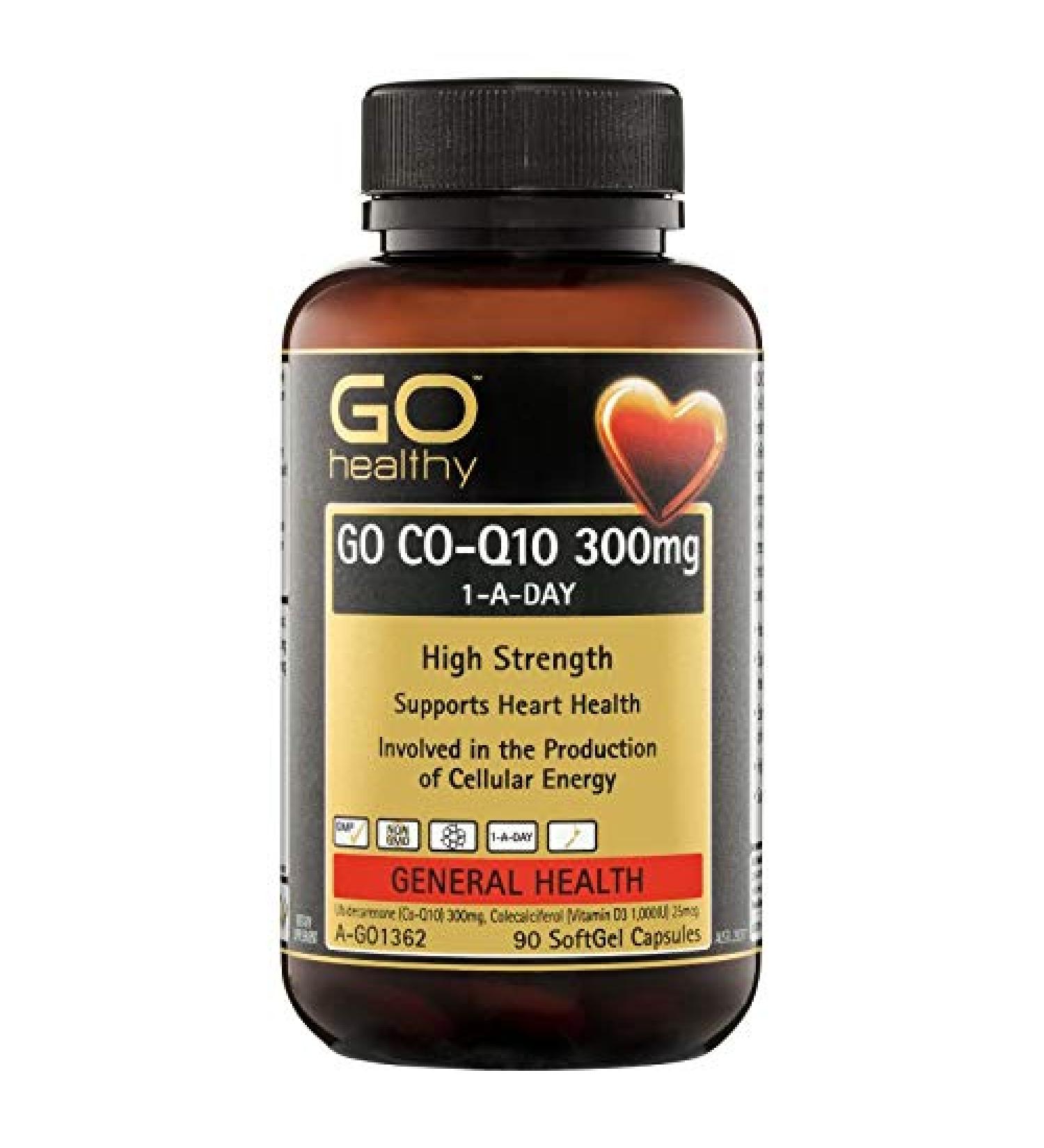 CoQ10 Ubiquinol 100mg - 60 Vegetarian Capsules for Heart Health & Energy Support | Shop Internationally - Buy Online on GoSupps.com
