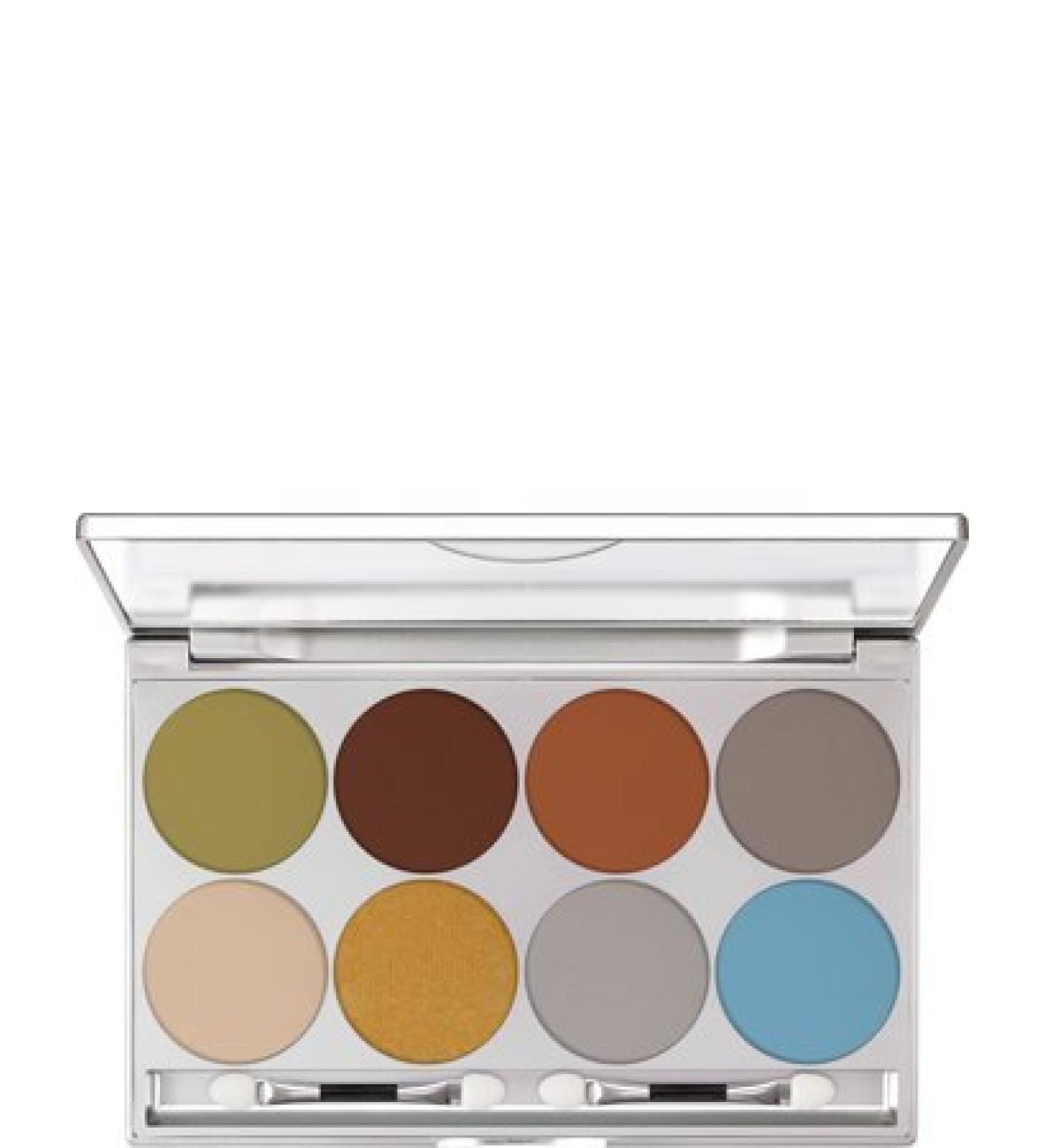 Kryolan 70538 Dermacolor Light Eye Shadow 8 color palette (STANDARD)