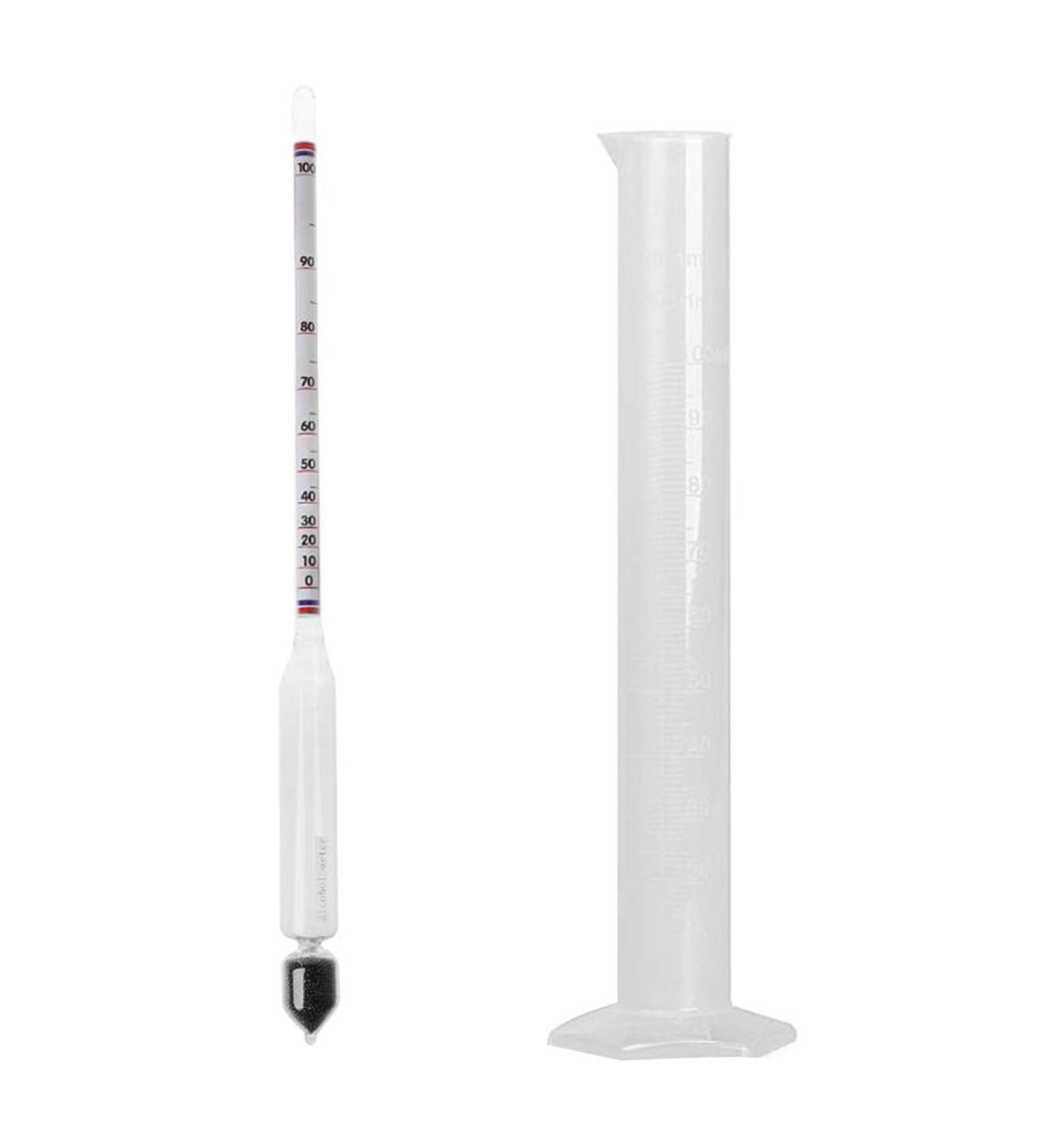 jackyee Hydrometer Tester Vintage Measuring Bottle Set Tools Alcoholmeter Alcohol Meter Clear - Buy Online on GoSupps.com