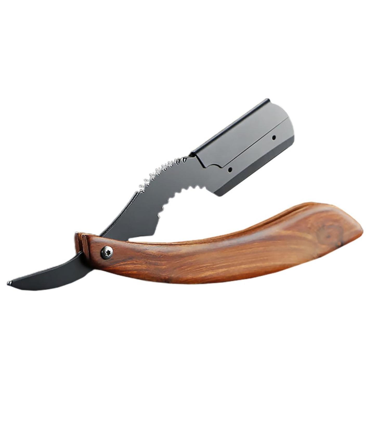 Buy Minkissy Mini Face Razor for Women - Rustproof Steel Rose Wood Shaving Tool for Smooth Facial Hair Removal - Buy Online on GoSupps.com