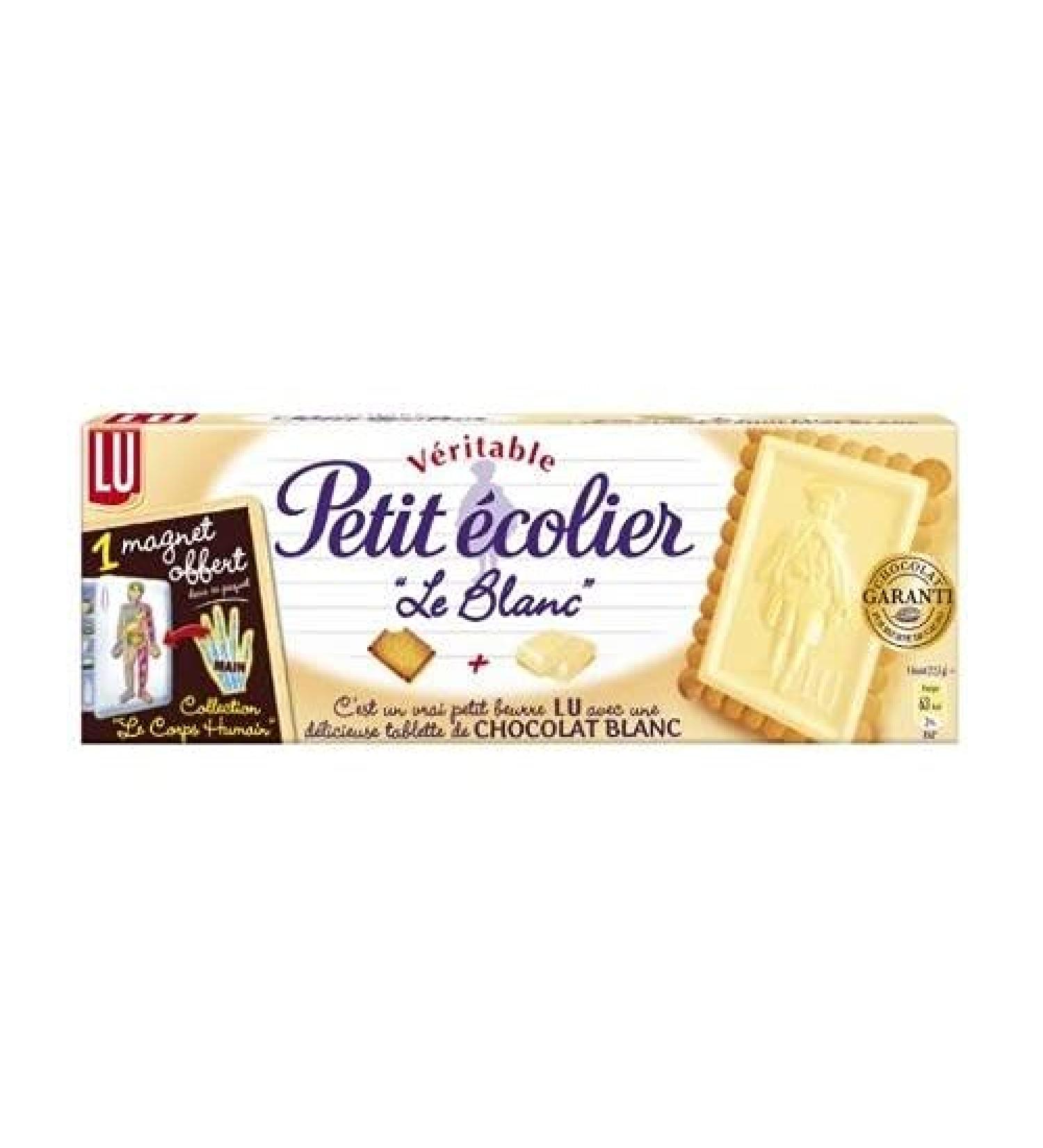 LU PETIT ECOLIER - Small White Chocolate Schoolboy - 150 g - Pack of 4 - Special Offer - Buy Online on GoSupps.com