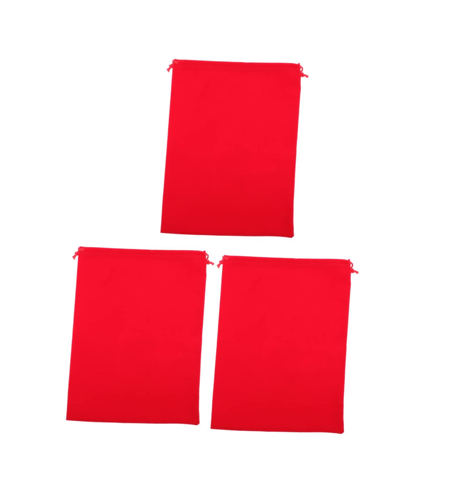 AUTSUPPL 3pcs Hair Dryer Storage Bag Travel Storage Bag Dustproof Storage Bags Travel Blow Dryer Flannel Red - Buy Online on GoSupps.com