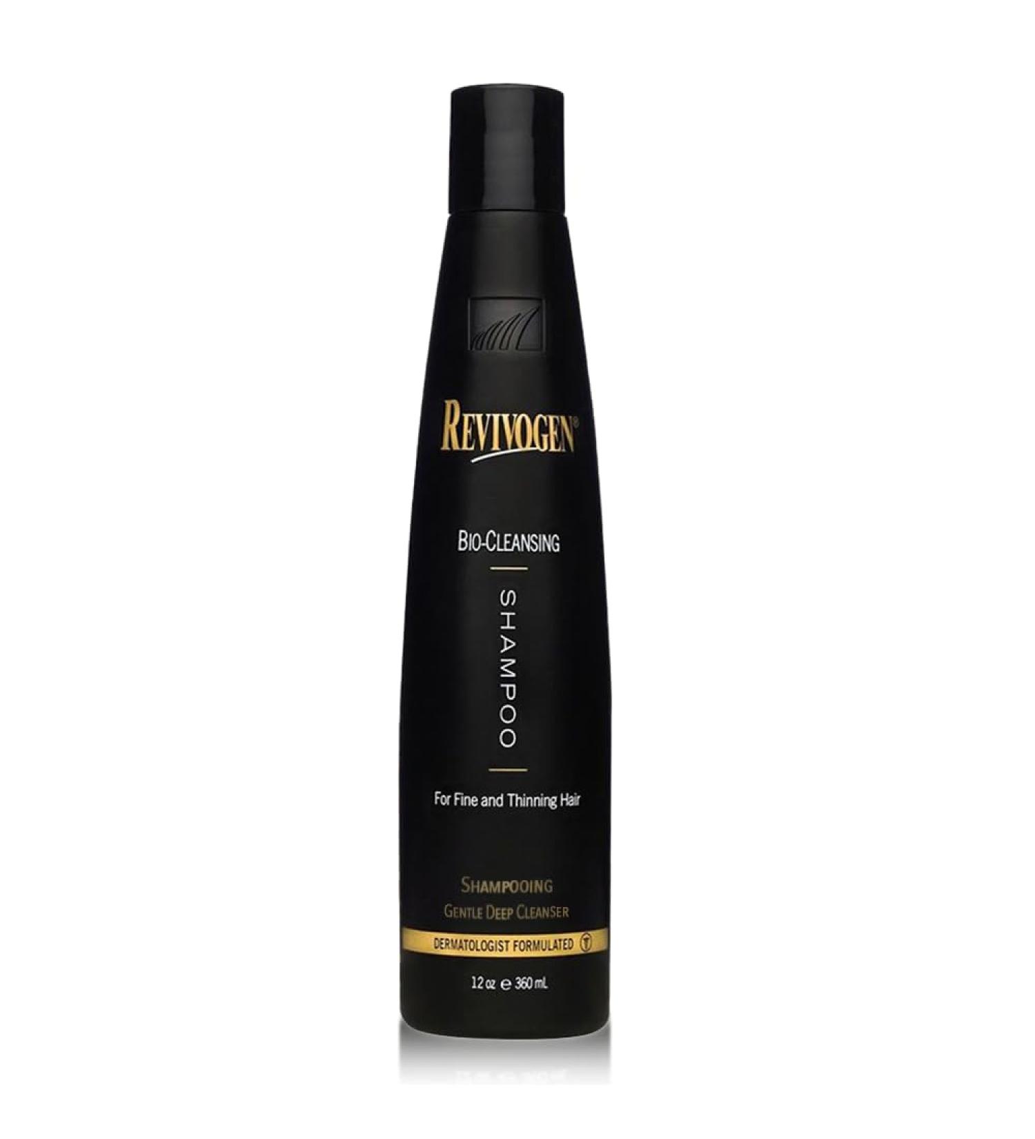 Revivogen MD Bio-Cleansing Shampoo for Thinning Hair - DHT Blocker Hair Loss Shampoo for Men & Women Soothes Scalp 12oz - Buy Online on GoSupps.com