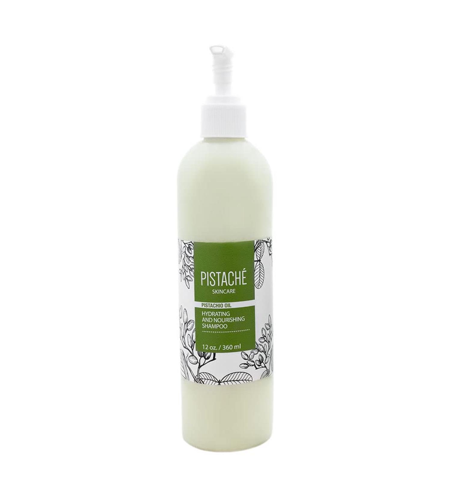 Pistach Skincare Pistachio Oil Shampoo - Deep Moisturizing Hydrating & Nourishing Paraben & Sulphate Free Rich Biscotti Scent 12 oz - Buy Online on GoSupps.com