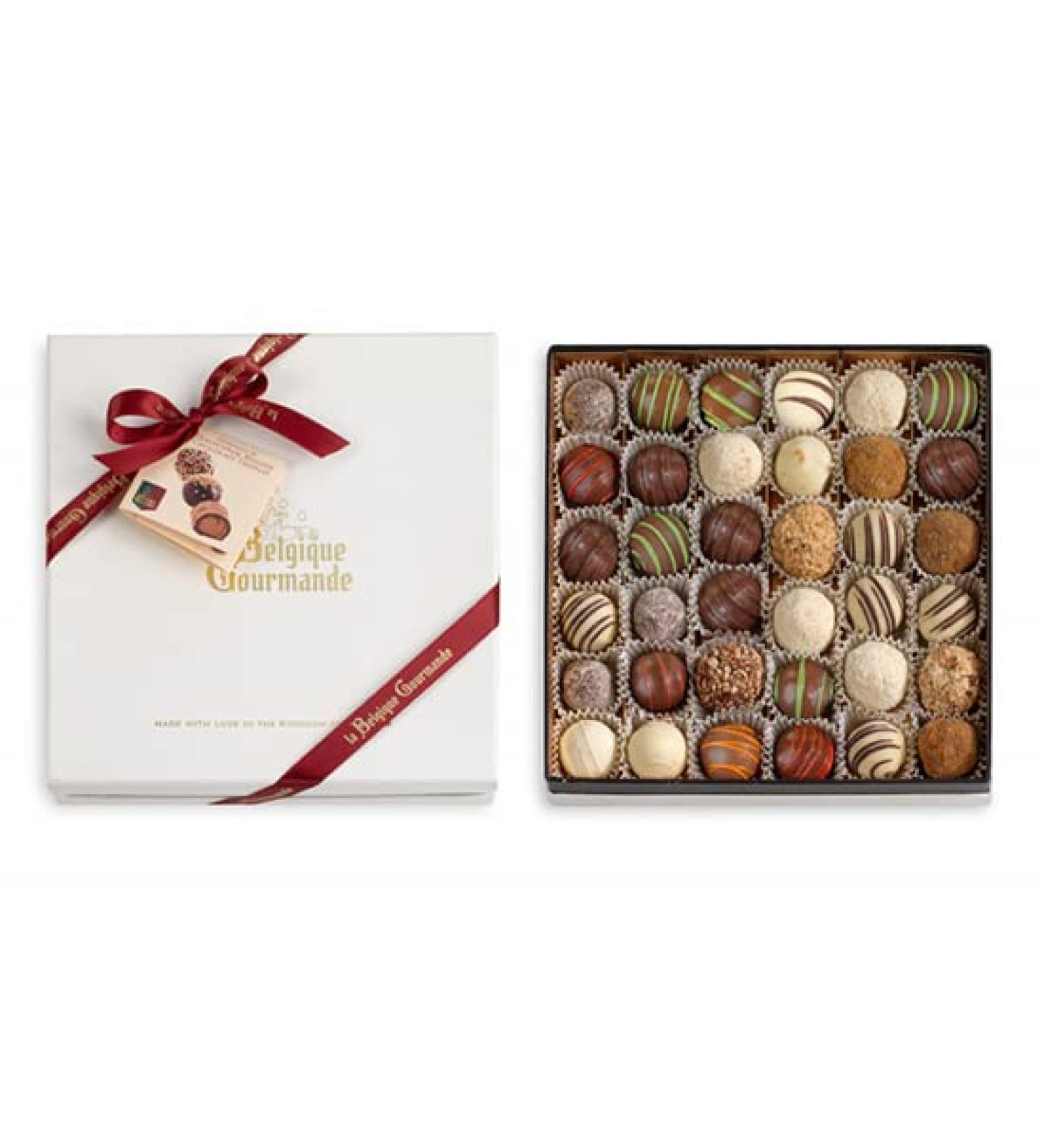  La Belgique Gourmande Prestige Box of Chocolate Truffles (XL Size) La Belgique Gourmande - Buy Online on GoSupps.com